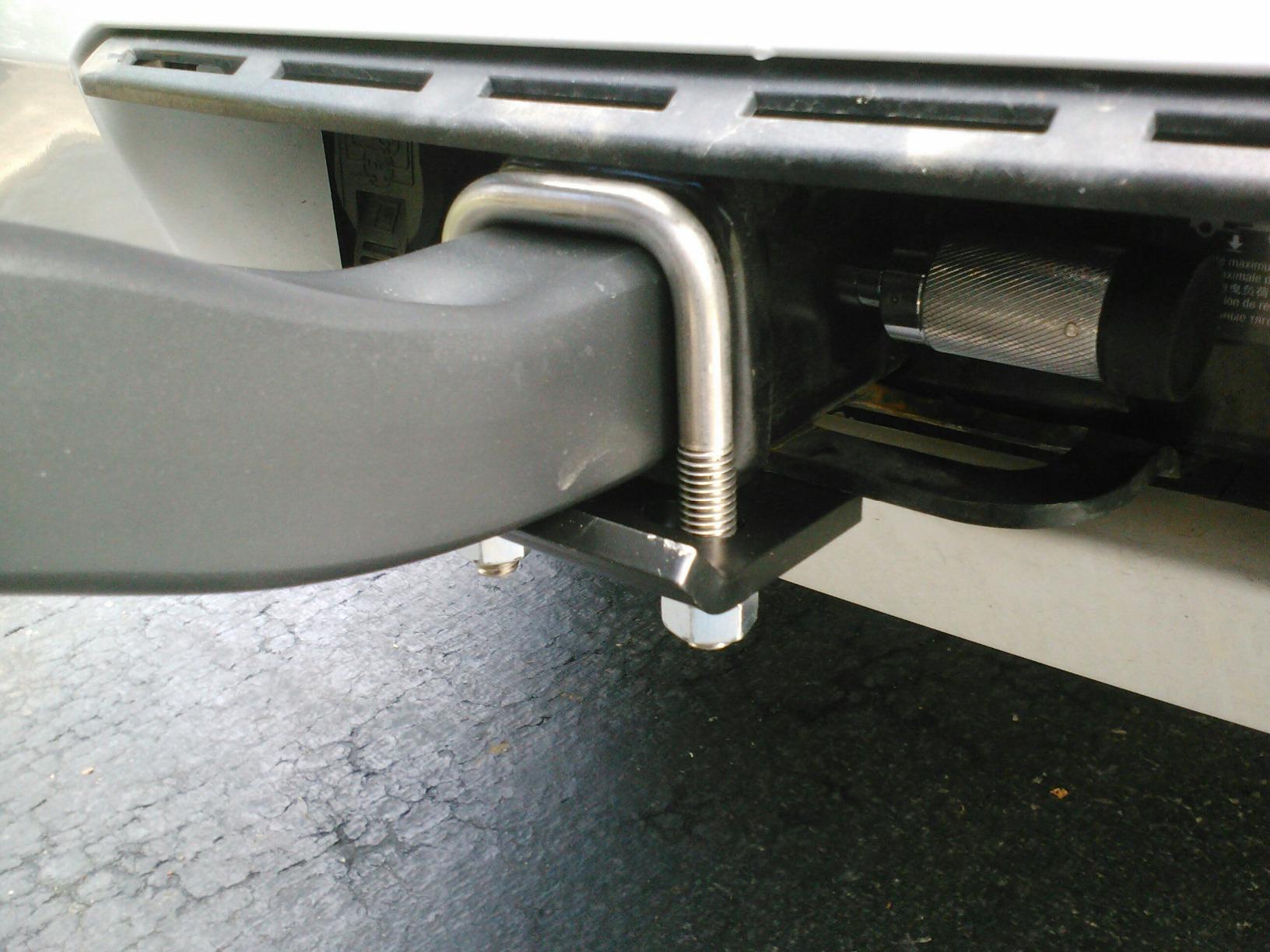 StowAway Hitch Tightener, Anti-Rattle Stabilizer for 2 Inch and 1.25 Inch Hitches. Made in USA. customer photo 2