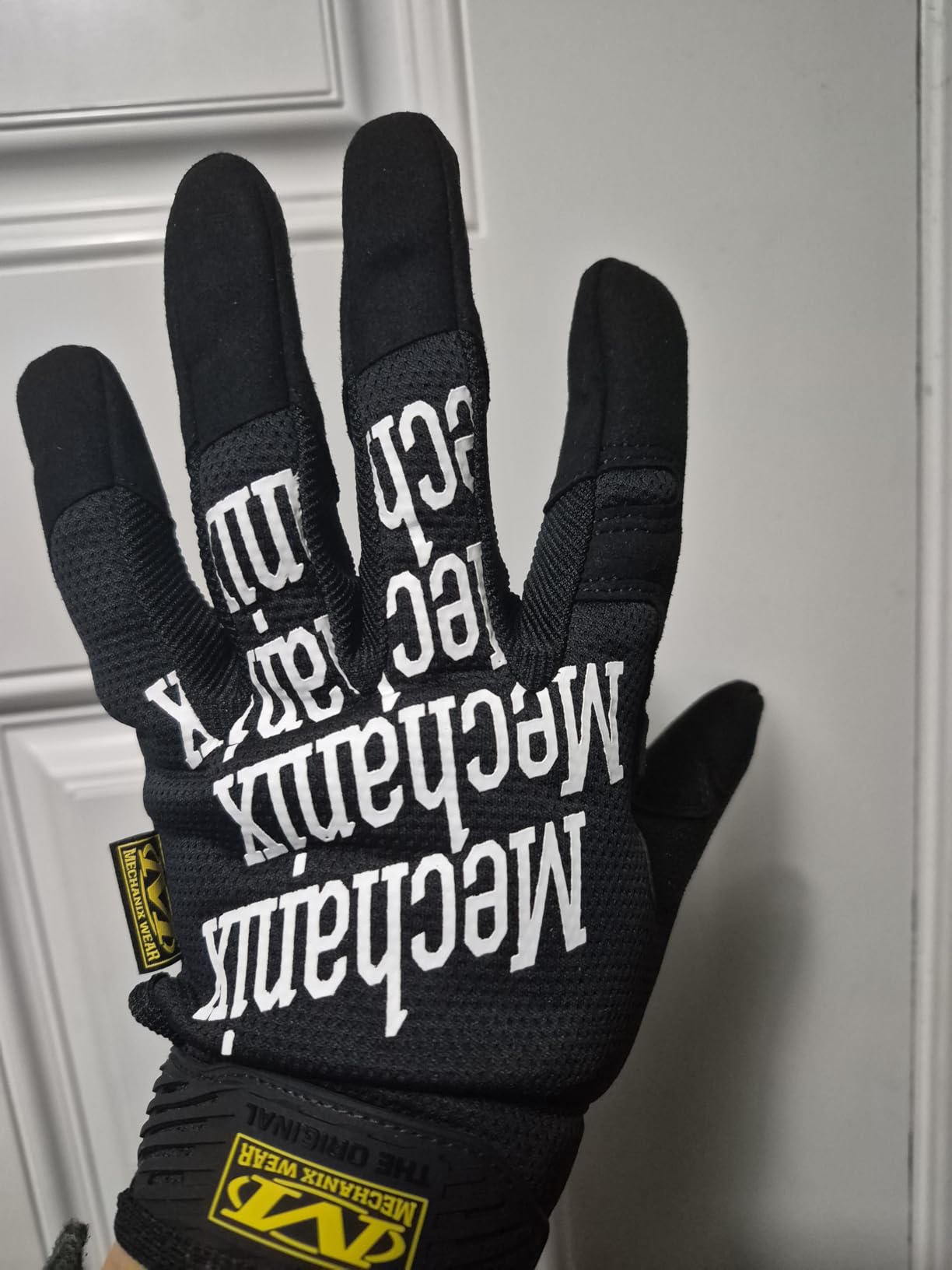 Mechanix Wear Original Touchscreen Work Gloves, Large, Black customer photo 2