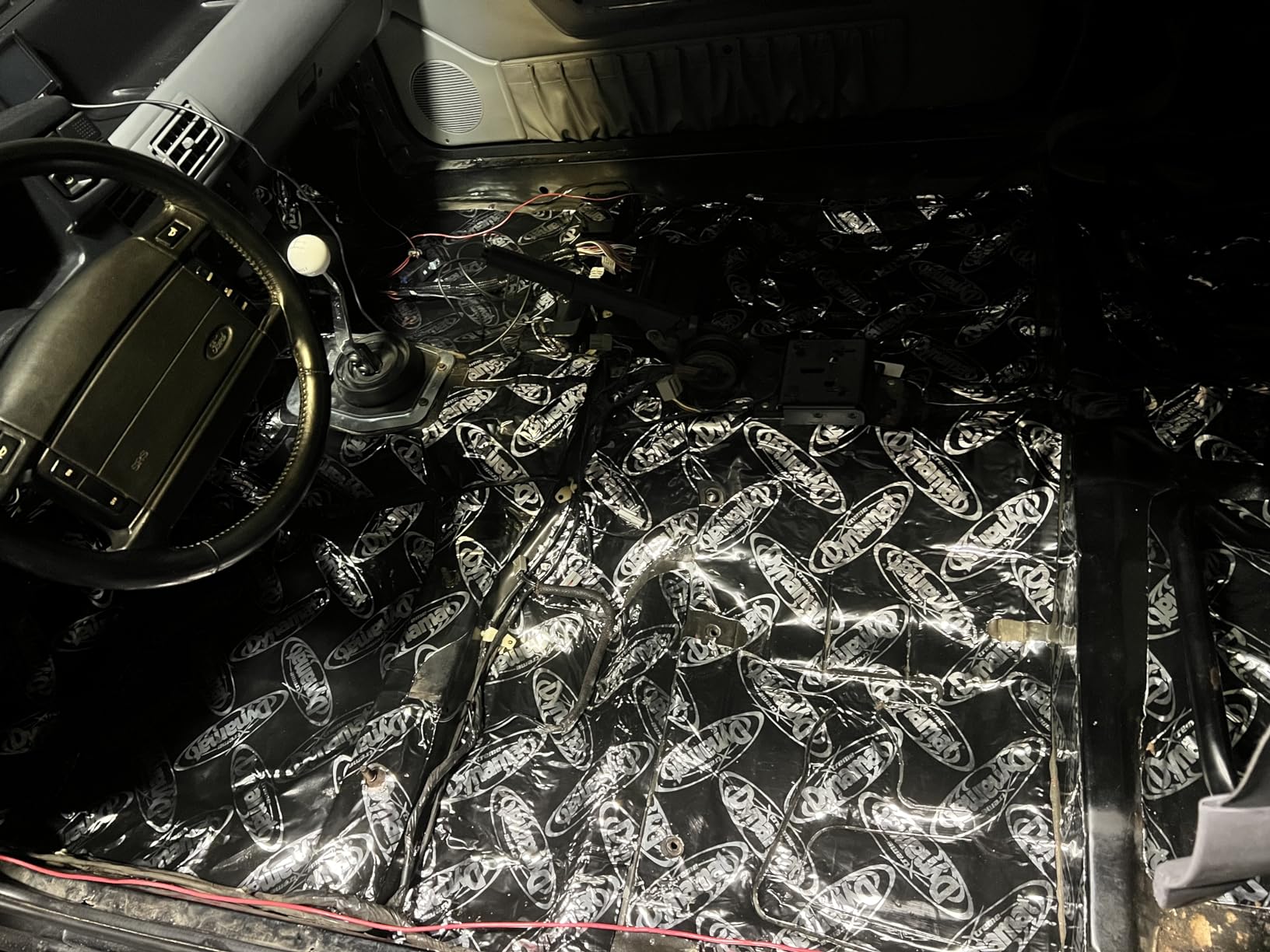 Dynamat Xtreme Sound Deadening Car Insulation Door Kit 10435 - Pre Cut Noise Dampening Kit for 2 Standard Car Doors - Easy Self Adhesive Install - Made in USA - 4 Sheets 12x36 Each, 12 sq ft total customer photo 1