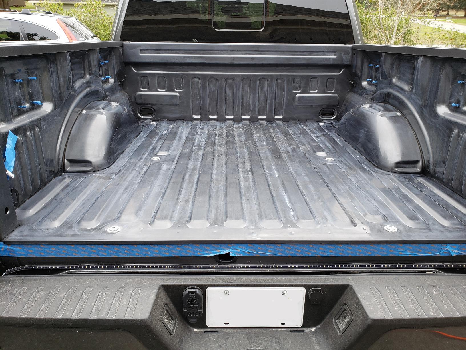 HERCULINER HCL1B8 Roll-on Bed Liner Kit,Black, 1 Gal. customer photo 2