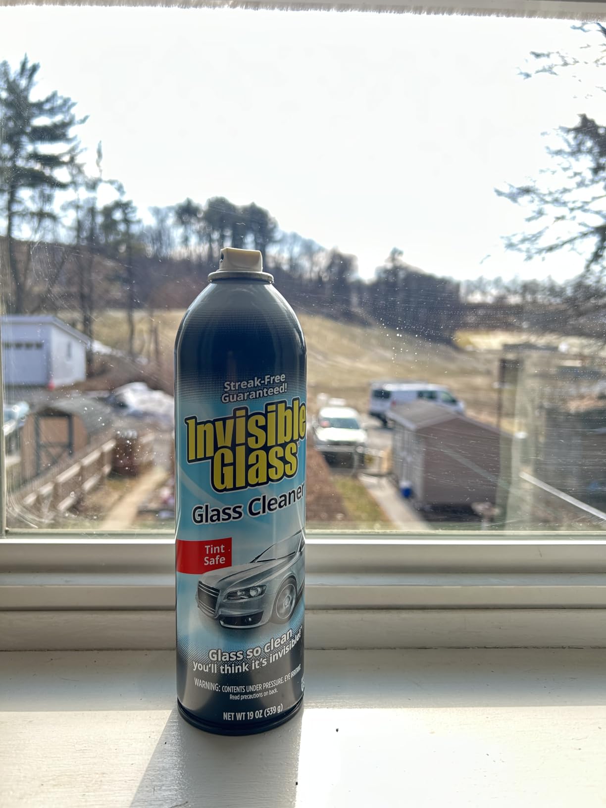 Invisible Glass 91164 Premium Aerosol Glass Cleaner Spray for Car Windshields and Windows, Automotive and Home Window Cleaner, Streak-Free, Ammonia-Free, Tint-Safe - 19 oz customer photo 2