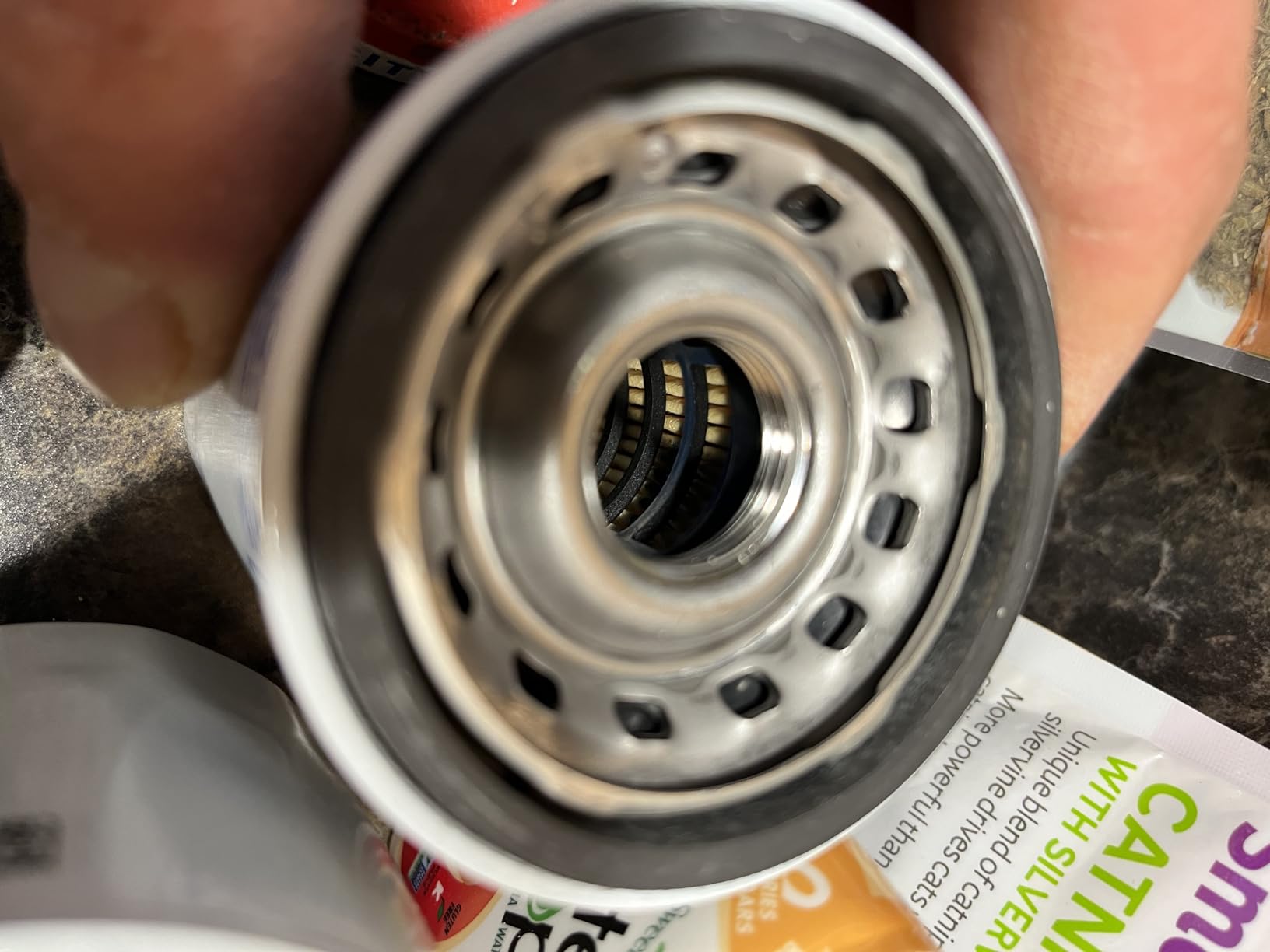 K&N Premium Oil Filter: 20,000 Mile Engine Protection with Wrench Off Nut: Compatible with Select 1990-2023 INFINITI/MAZDA/NISSAN/SUBARU Vehicle Models (See Description for Select Models), HP-1008 customer photo 2