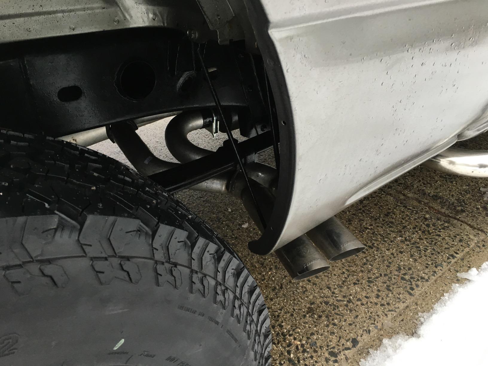 Flowmaster 17395 American Thunder Cat-Back Exhaust Kit 3 Inch Aluminized Steel 3 Inch Stainless Tips Compatible with 1999-2007 Classic Chevy Silverado GMC Sierra 1500 4.8L 5.3L Extended Cab Short Bed customer photo 2