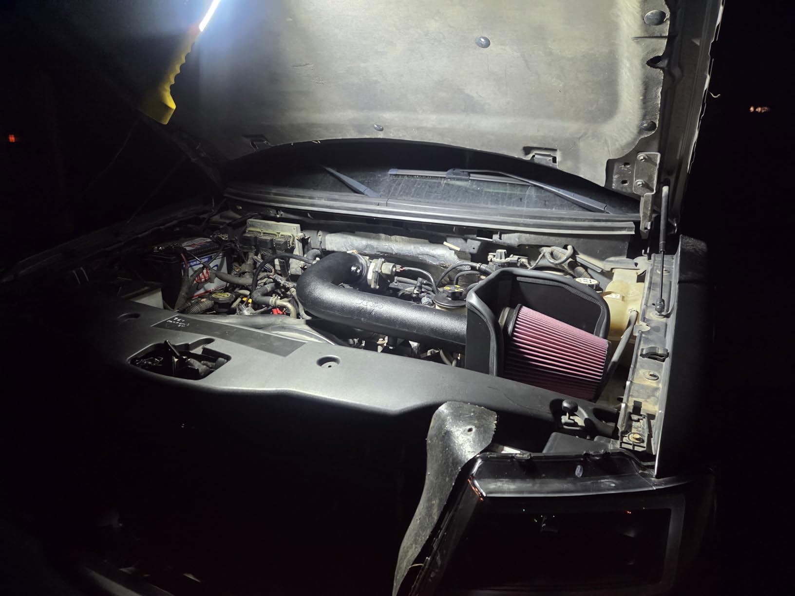 K&N Cold Air Intake System: High-Flow Air Filter, Increase Performance & Towing: Compatible with 2004-2008 FORD/LINCOLN: Expedition, F150, Mark LT, 57-2556 customer photo 1