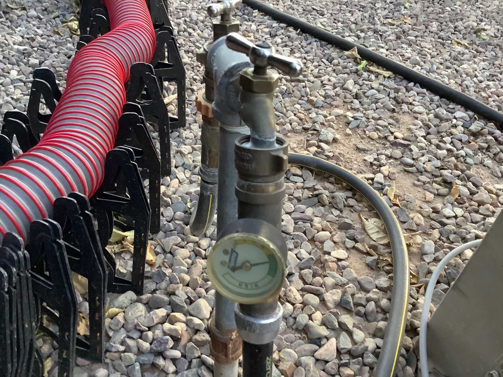 Camco Brass Water Pressure Regulator with Gauge- Helps Protect RV Plumbing and Hoses from High-Pressure City Water - Easy Read Gauge (40064) customer photo 1