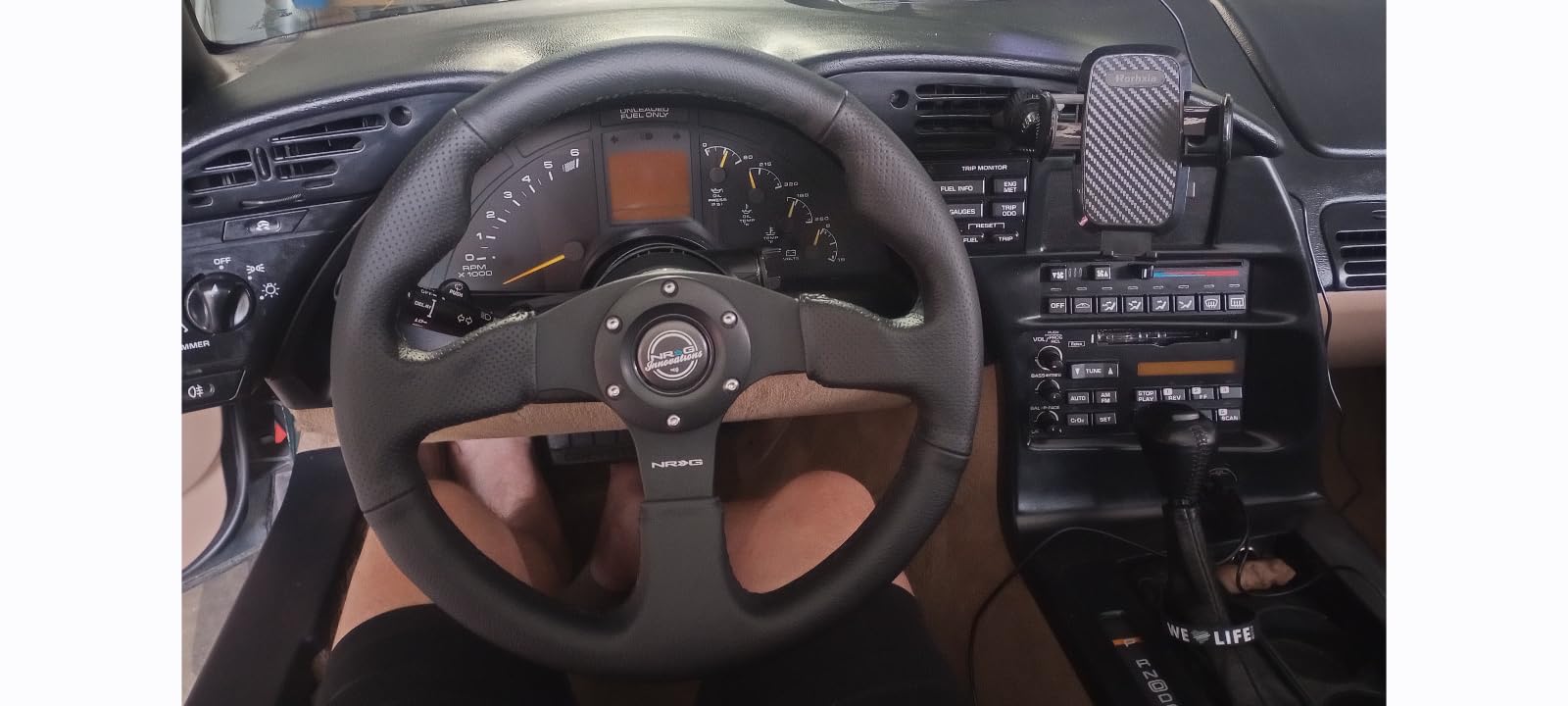 Gen 1.5 6-Holes Racing Steering Wheel Quick Release Adapter With Mounting Bolts, Titanium Chrome Ring, NRG-SRK-100TI customer photo 1