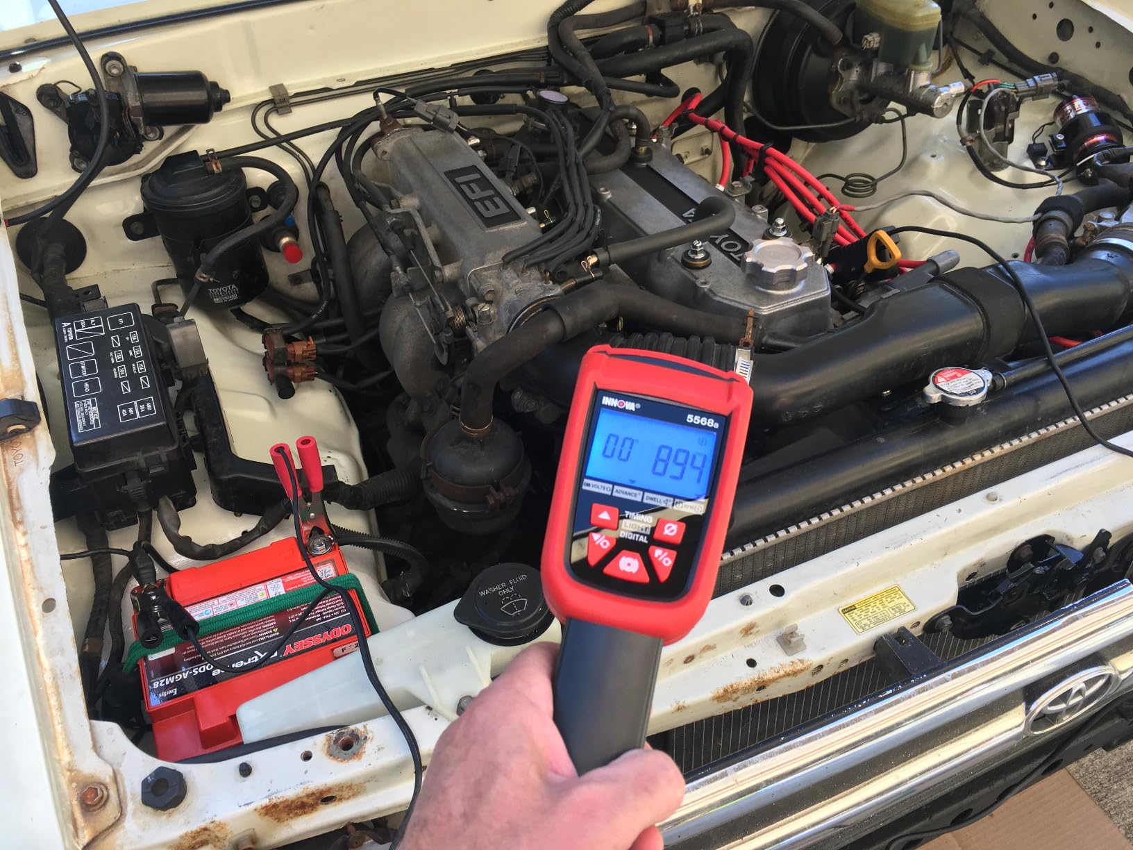 Innova 5568 Pro Digital Timing Light Tool with Digital Advance, LED Display, Ignition Timing for 2 and 4 Cycle Engines, Automotive Diagnostic Tool for Cars and Trucks customer photo 1