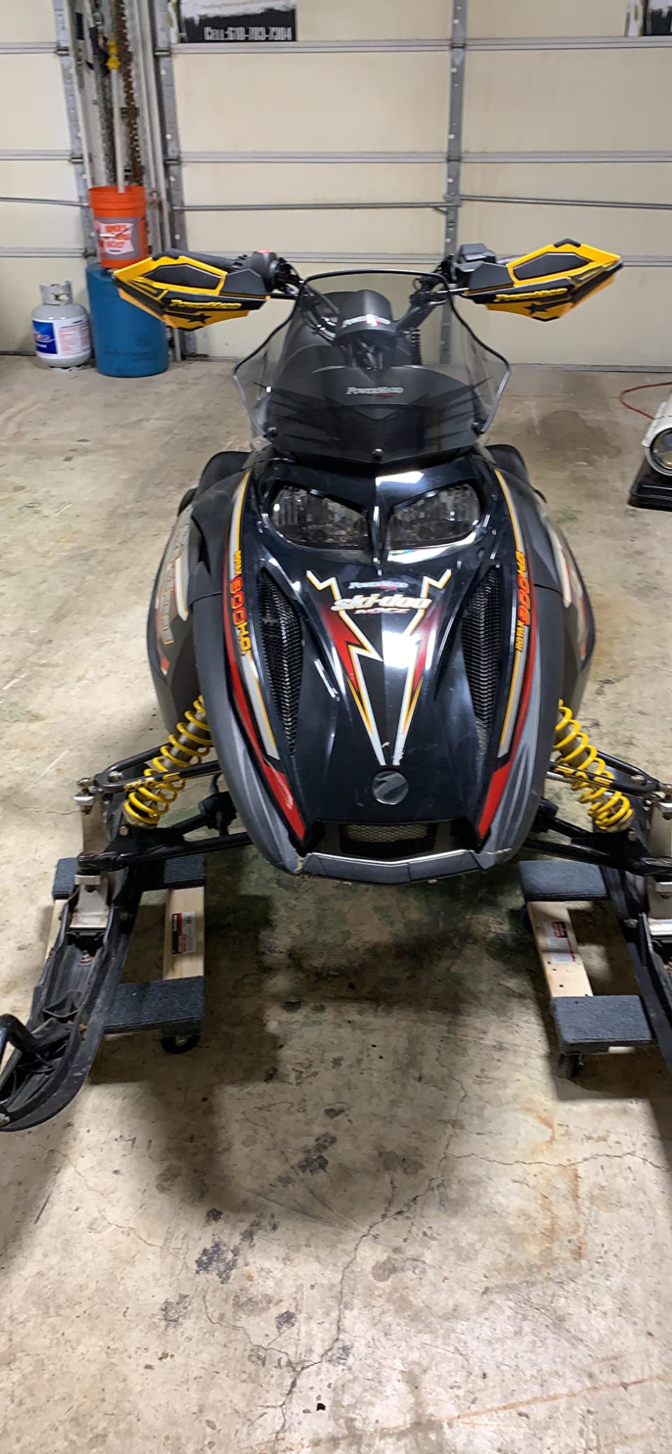 PowerMadd 45507 Non-Pivot Riser Block for Ski Doo - 3