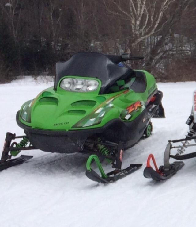 PowerMadd 12320 Cobra Windshield for Arctic Cat ZR 3 - Black with green checkers - Low height customer photo 1