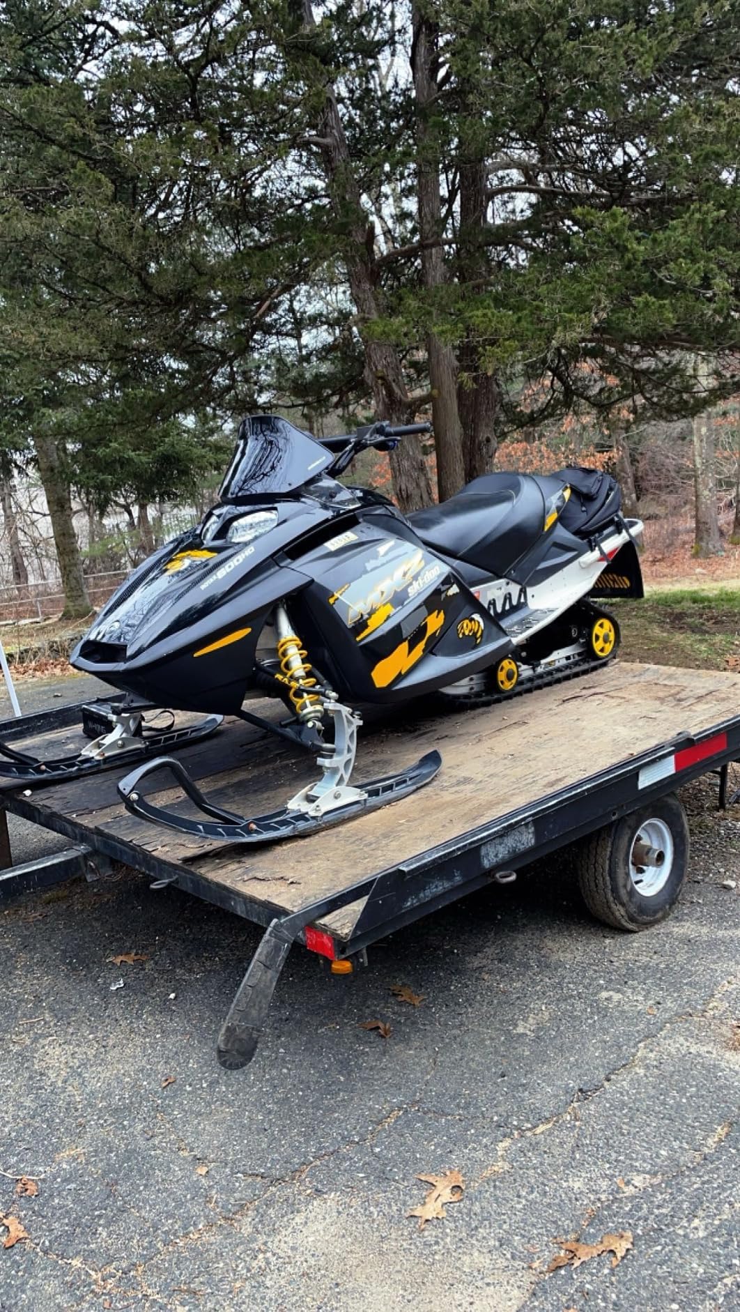 PowerMadd 13042 Cobra Windshield for Ski Doo Rev Fairing Mount - Tinted with black edge - Tall height customer photo 1