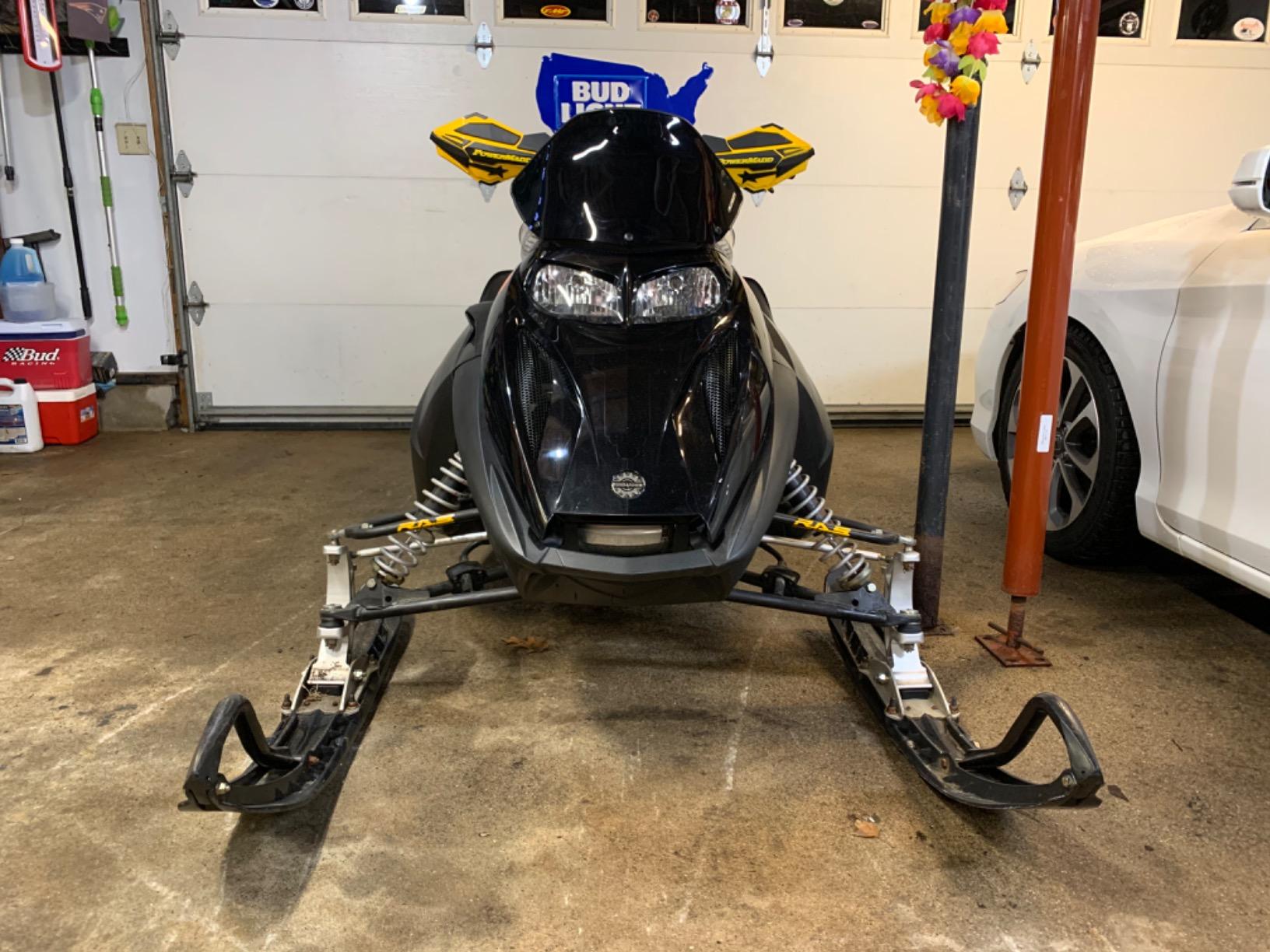 PowerMadd 13042 Cobra Windshield for Ski Doo Rev Fairing Mount - Tinted with black edge - Tall height customer photo 2