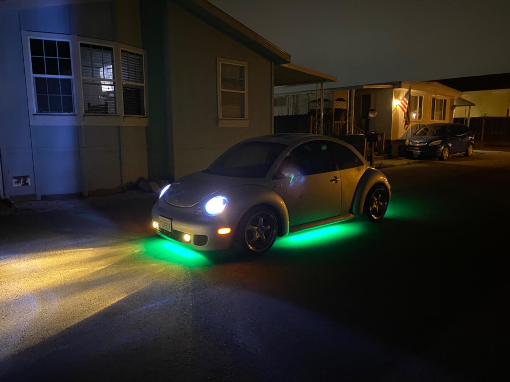 LEDGlow 4pc Million Color Multi-Color LED Underbody Underglow Accent Lighting Kit for Cars - 18 Solid Colors - 12 Unique Patterns - Music Mode - Water Resistant Tubes - Includes Control Box & Remote customer photo 2