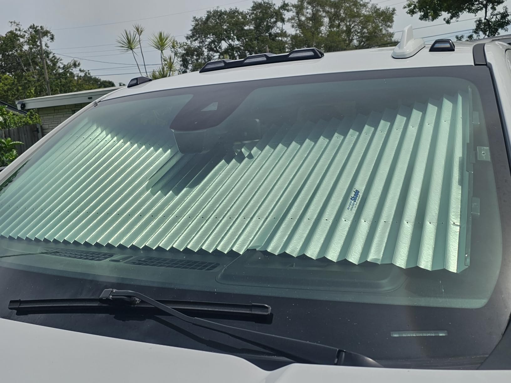 Dash Designs Universal Fit Retractable Shade Auto Windshield Sunshade Silver Reflective - Easy Storage for Sedans, SUV (25 Inch) customer photo 1