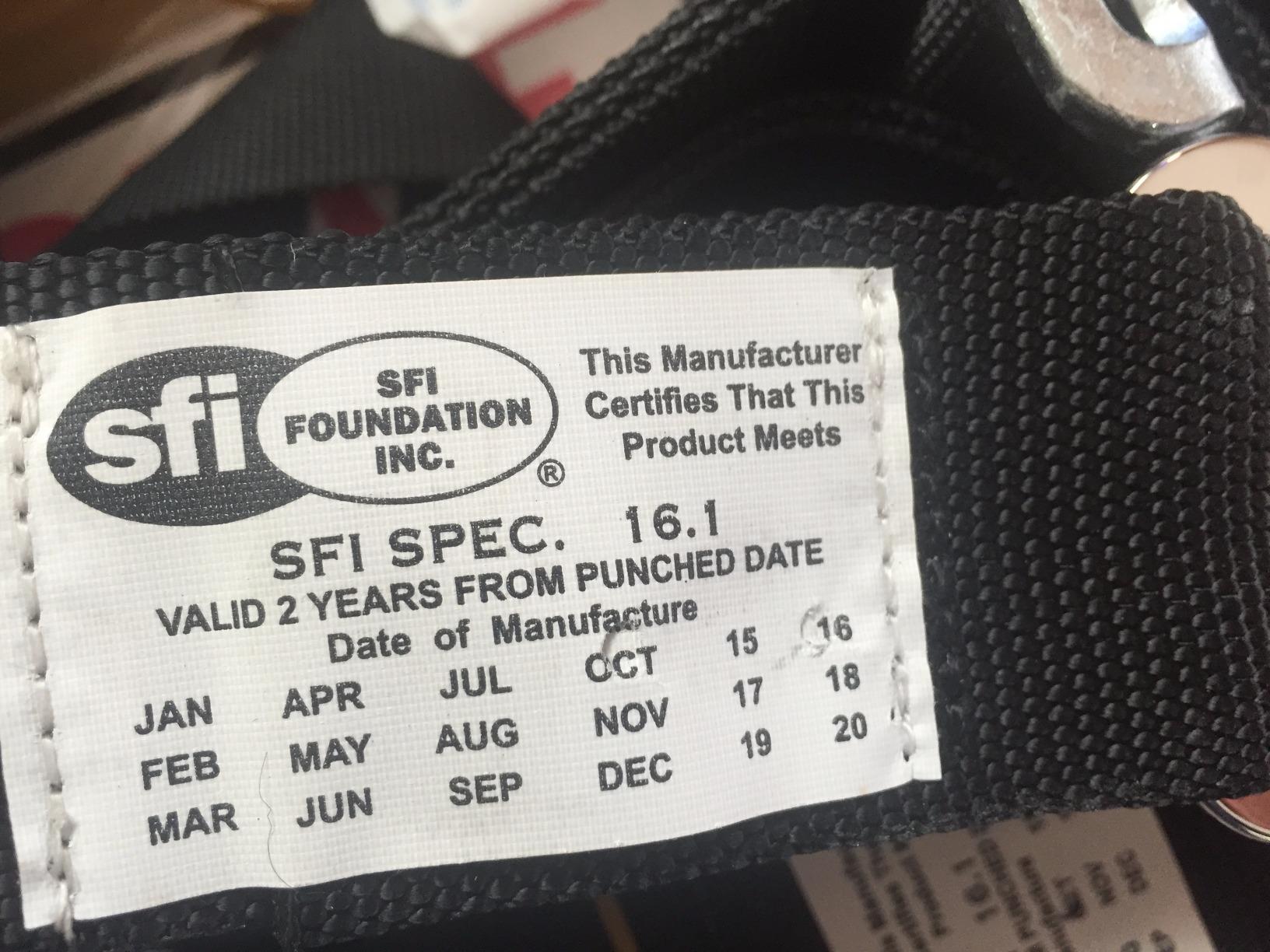 G-Force Racing Gear 7000BK Black SFI 16.1 Rated 5-Point Pull-Down Camlock Individual Shoulder Harness Set customer photo 1