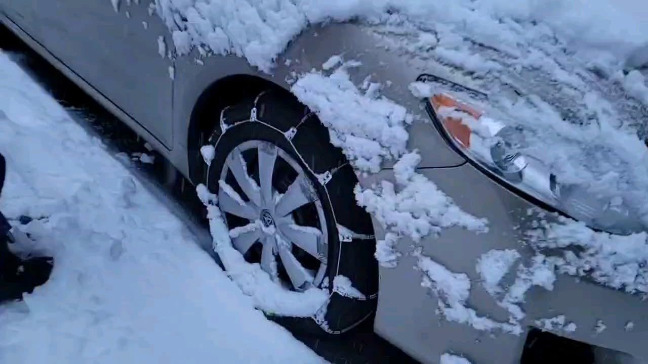 SCC SC1026 Radial Chain Cable Traction Tire Chain, Silver, Set of 2 customer photo 2