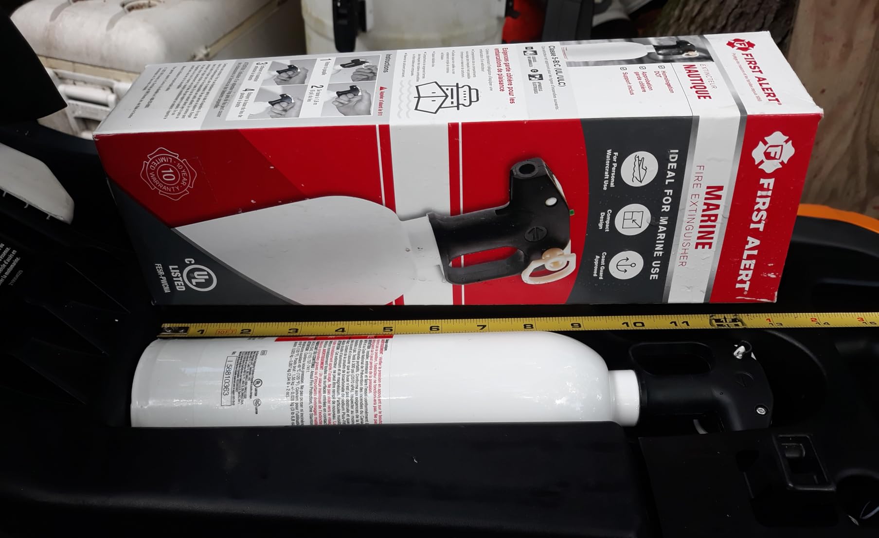 FIRST ALERT AUTO5 Car Fire Extinguisher, UL RATED 5-B:C customer photo 2