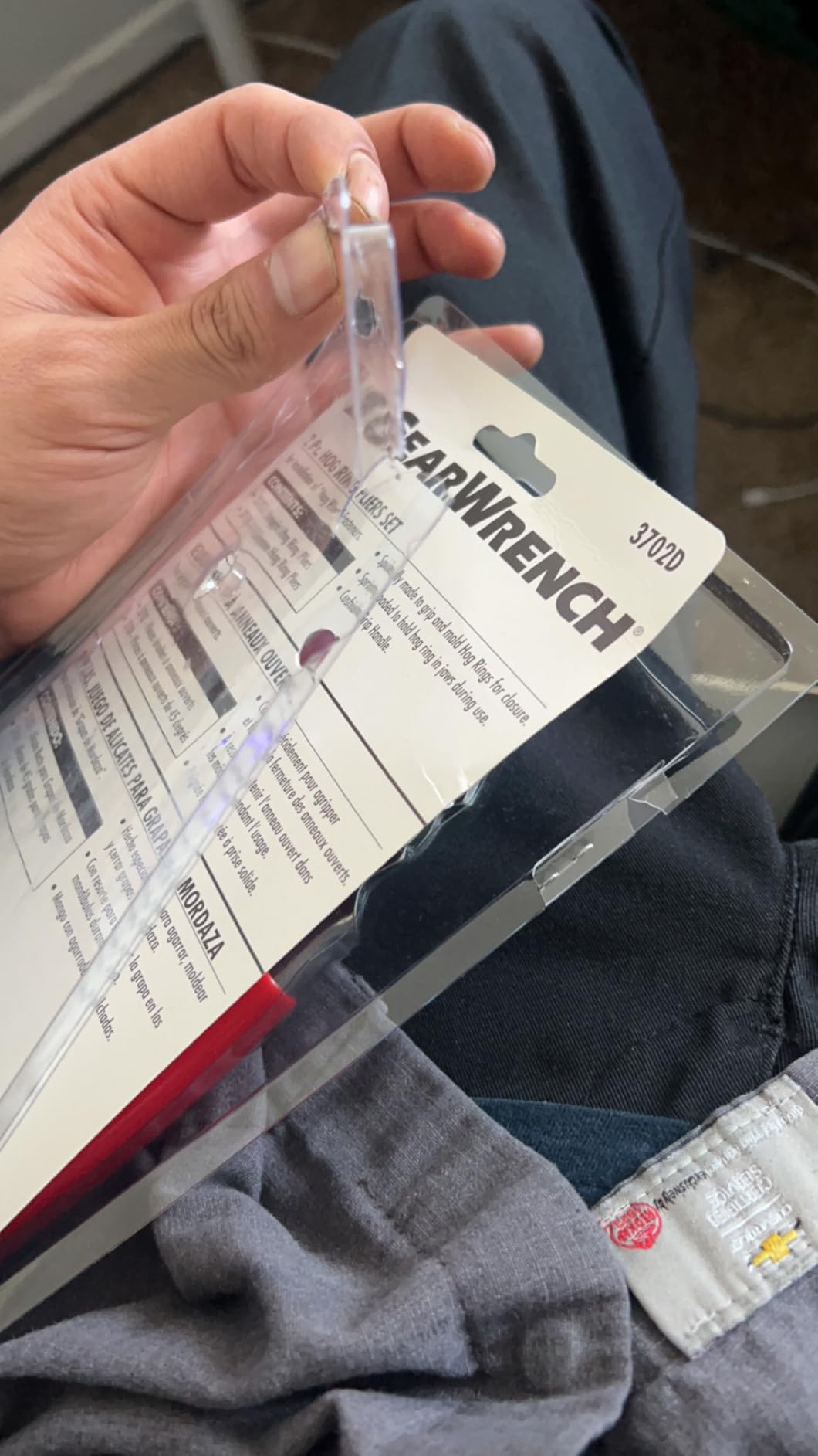 Drake Off Road 2 Pc. Straight & 45° Hog Ring Plier Set - 3702D customer photo 1