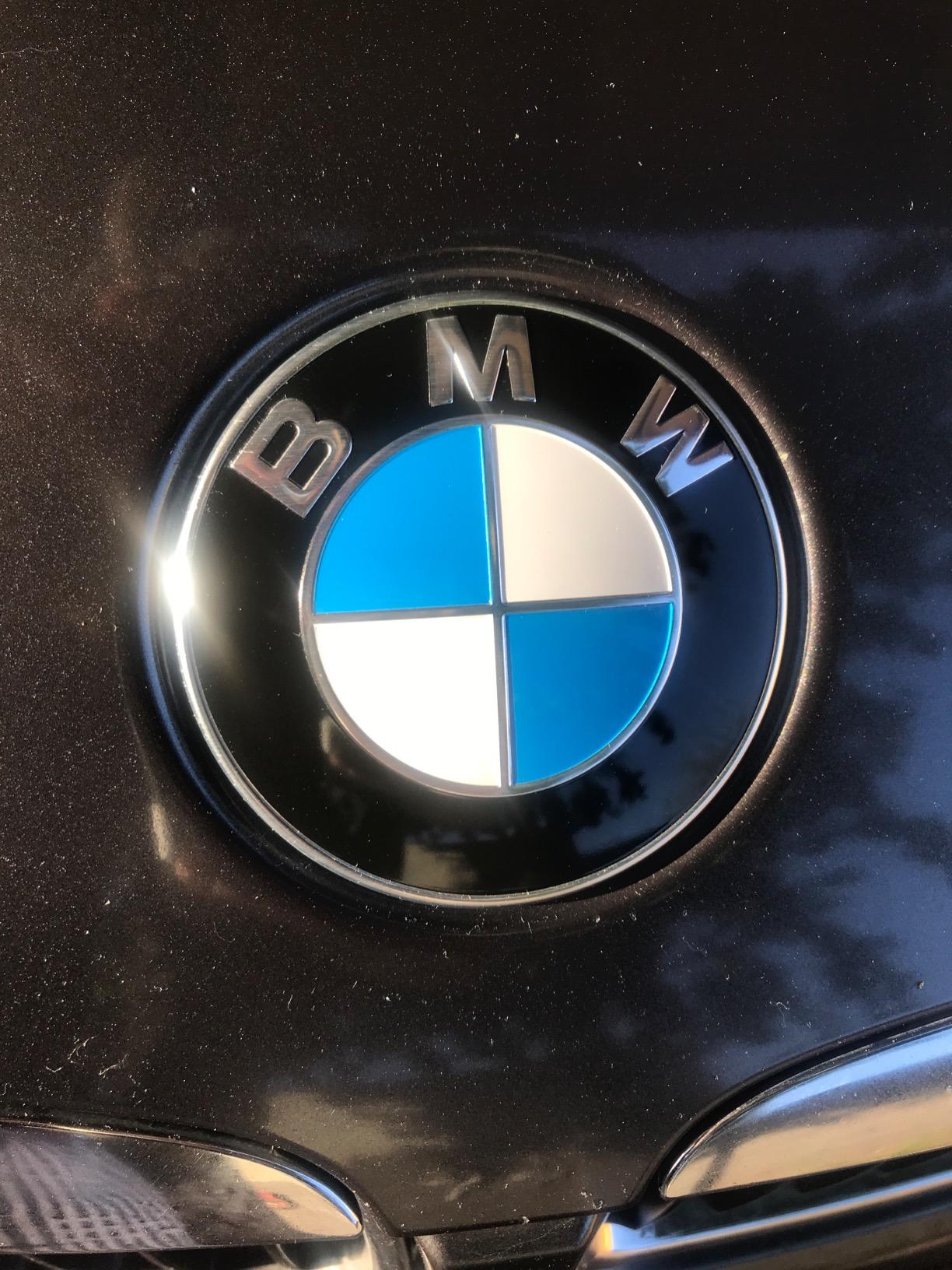 BMW Genuine Hood Roundel Emblem with 2 Grommets for All Model and for Trunk of E32/e38 7-series From 86 - 01, E34 5-series From 88 - 95, E36 3-series From 90 - 99 customer photo 1