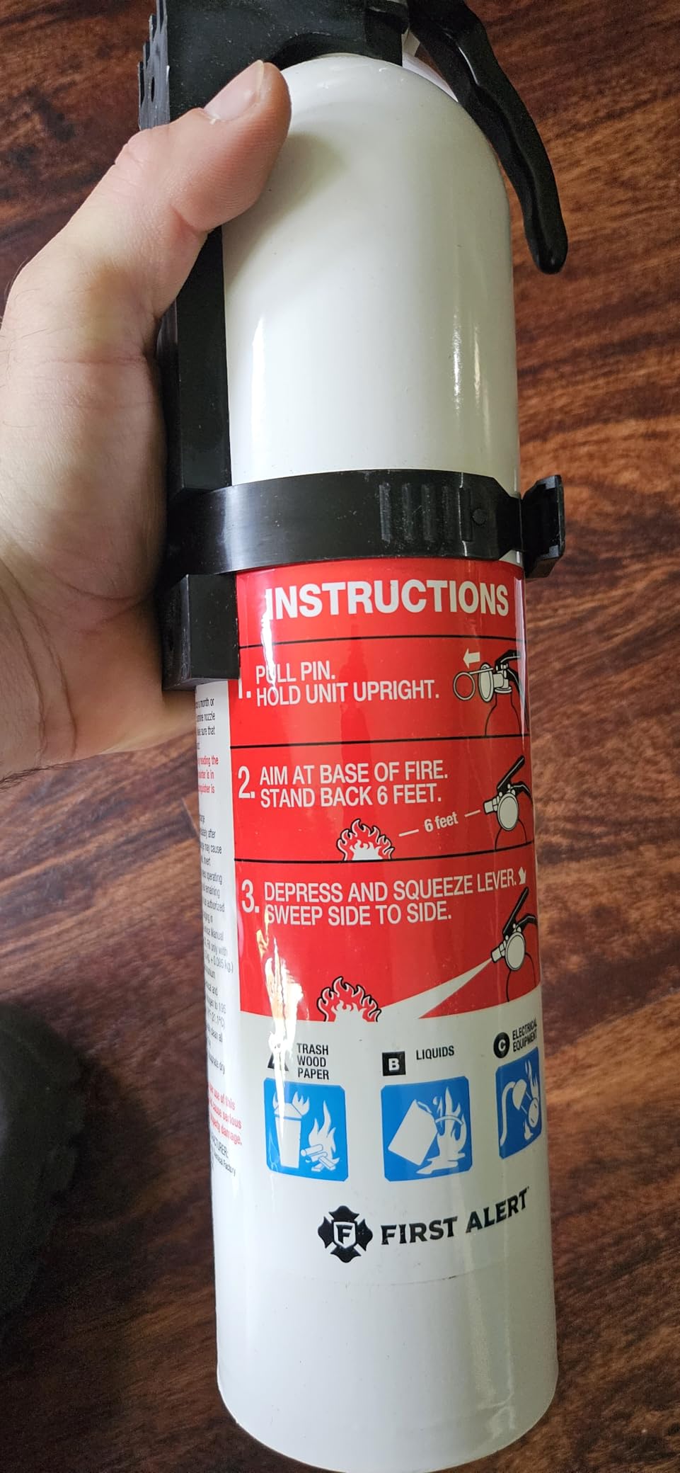 Fire Extinguisher for Car & Marine Use, UL RATED 10-B:C, AUTOMAR10 FE10GR customer photo 2