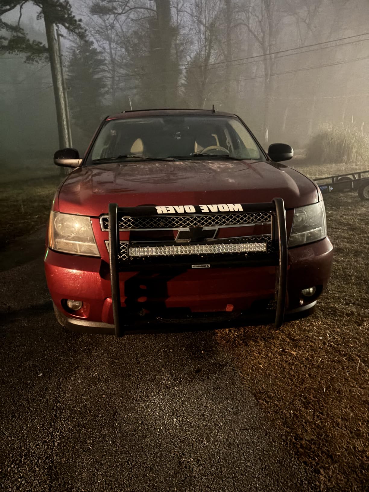 Go Rhino 3000 Series Center Grill Guard | Mild Steel, Black | 3160B | Fits 2007 - 2013 Chevrolet Avalanche; 2007 - 2014 Chevrolet Suburban 1500 (Excludes Hybrid) & Tahoe customer photo 1