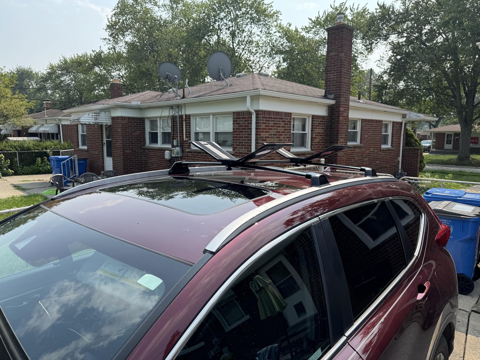 SeaWing Saddle Style Universal Car Roof Rack Kayak Carrier with Bow & Stern Tie-Downs - 70 lb Capacity, V-Style Cradles, No-Tool Install customer photo 2