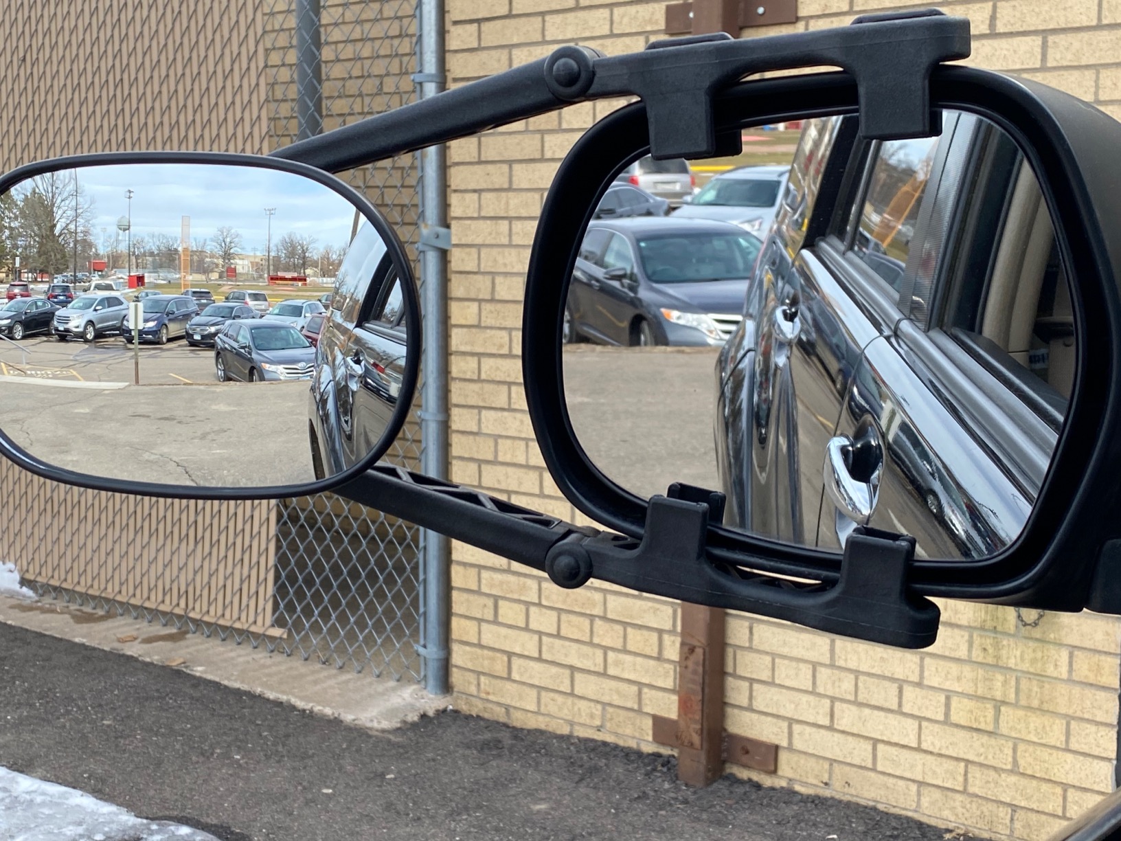 Fit System 3891 Deluxe Universal Clip-on Trailer Towing Mirror customer photo 1