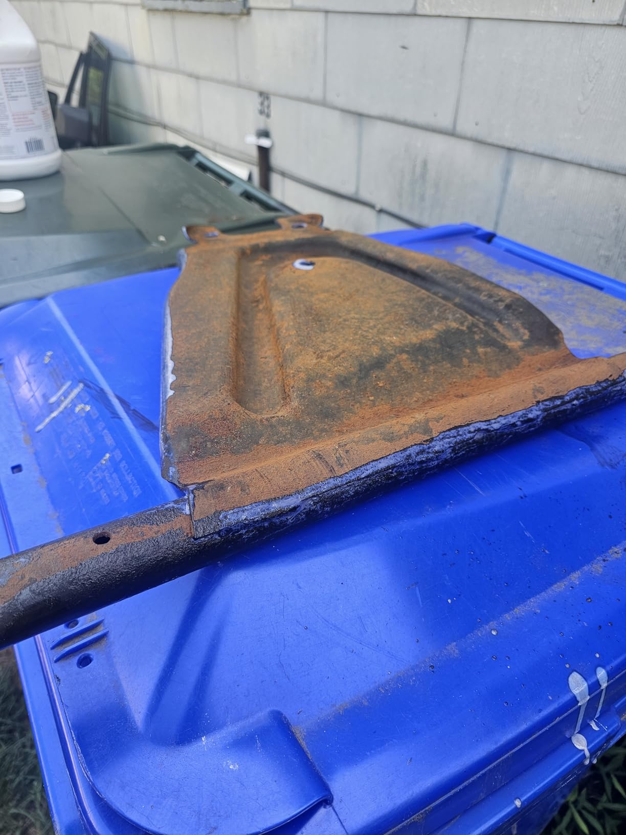 Corroseal Rust Converter & Metal Primer - Stops & Prevents Corrosion on Metal, Pro-Grade Rust Inhibitor for Cars, Trucks, Trailers, Marine & Industrial Equipment, 1 Gallon customer photo 2