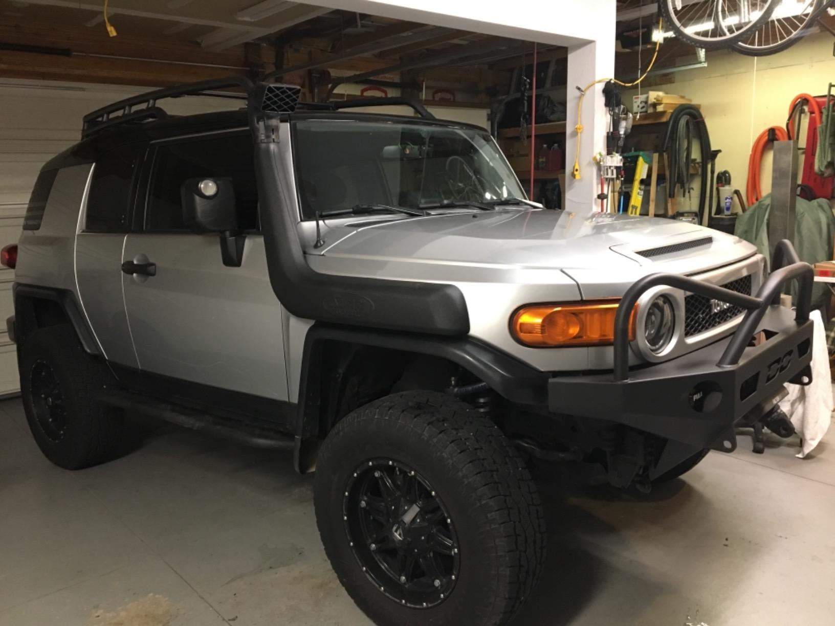 SS410HF Safari Snorkel Air Intake Kit V-SPEC for Toyota FJ Cruiser 2007-2008 - Extreme Conditions Protection customer photo 2