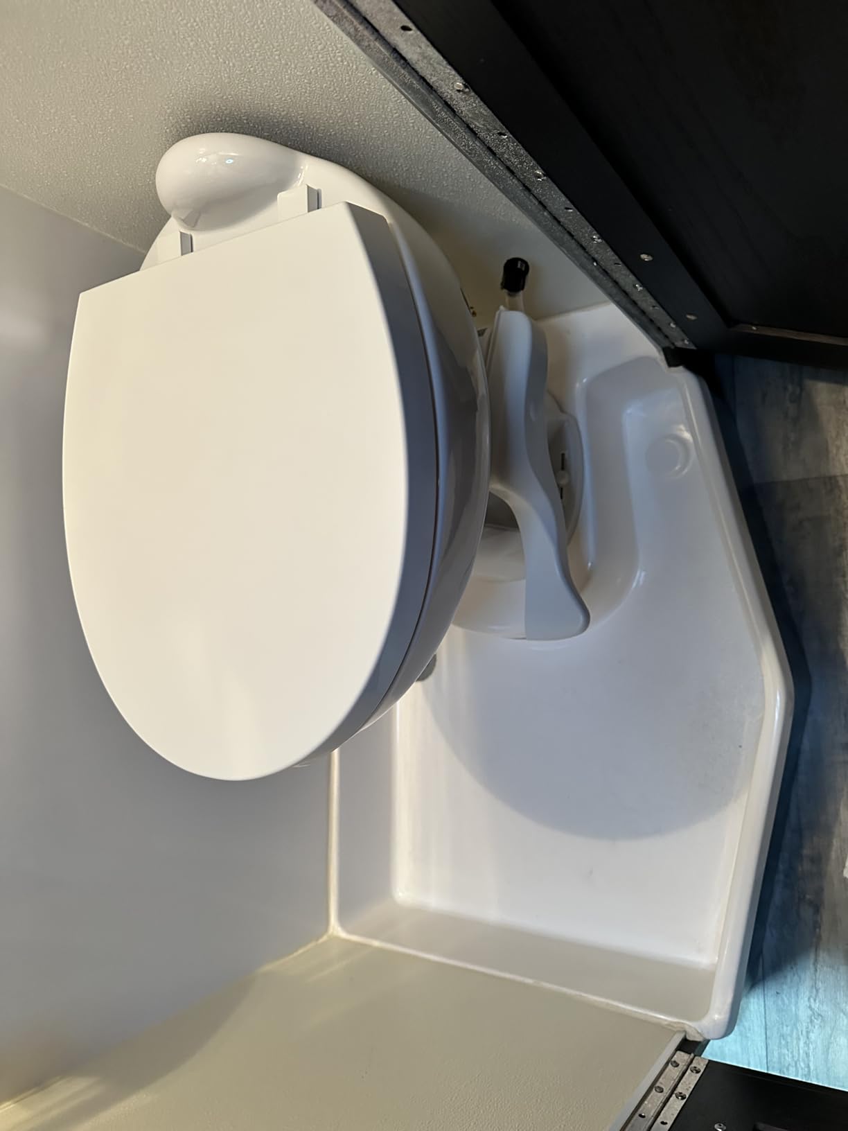 Thetford 42058 Aqua-Magic Style II RV Toilet, White, High Profile customer photo 2