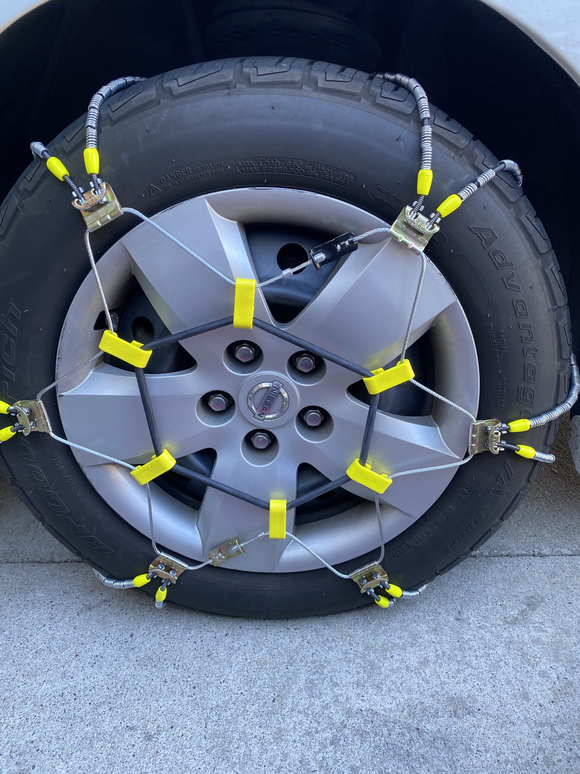 SCC SZ343 Shur Grip Super Z Passenger Car Tire Traction Chain - Set of 2 customer photo 1