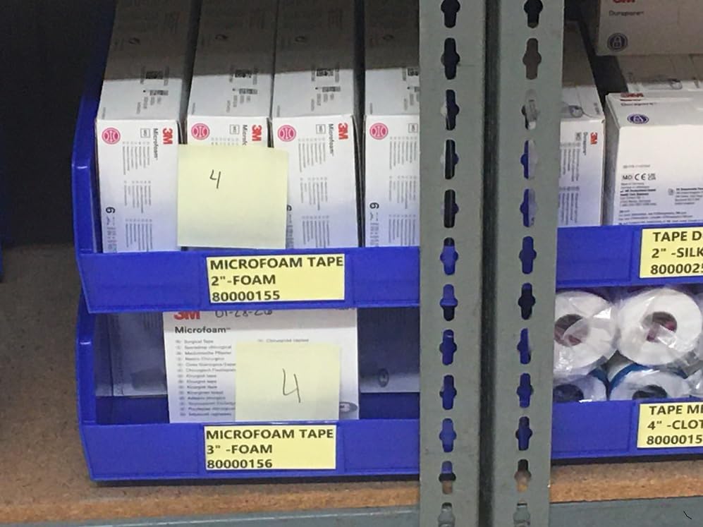 Akro-Mils 30235 AkroBins Plastic Storage Bins, Space-Saving Stackable Bins for Garage, Pantry, Craft Organization, 11