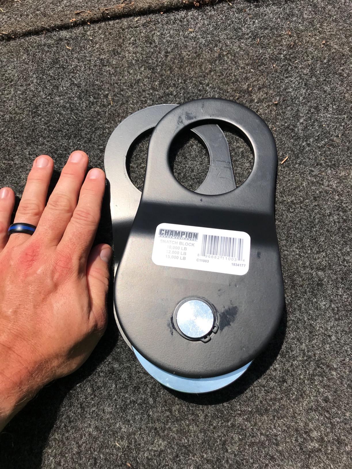 Champion 8000 lb. Snatch Block customer photo 2