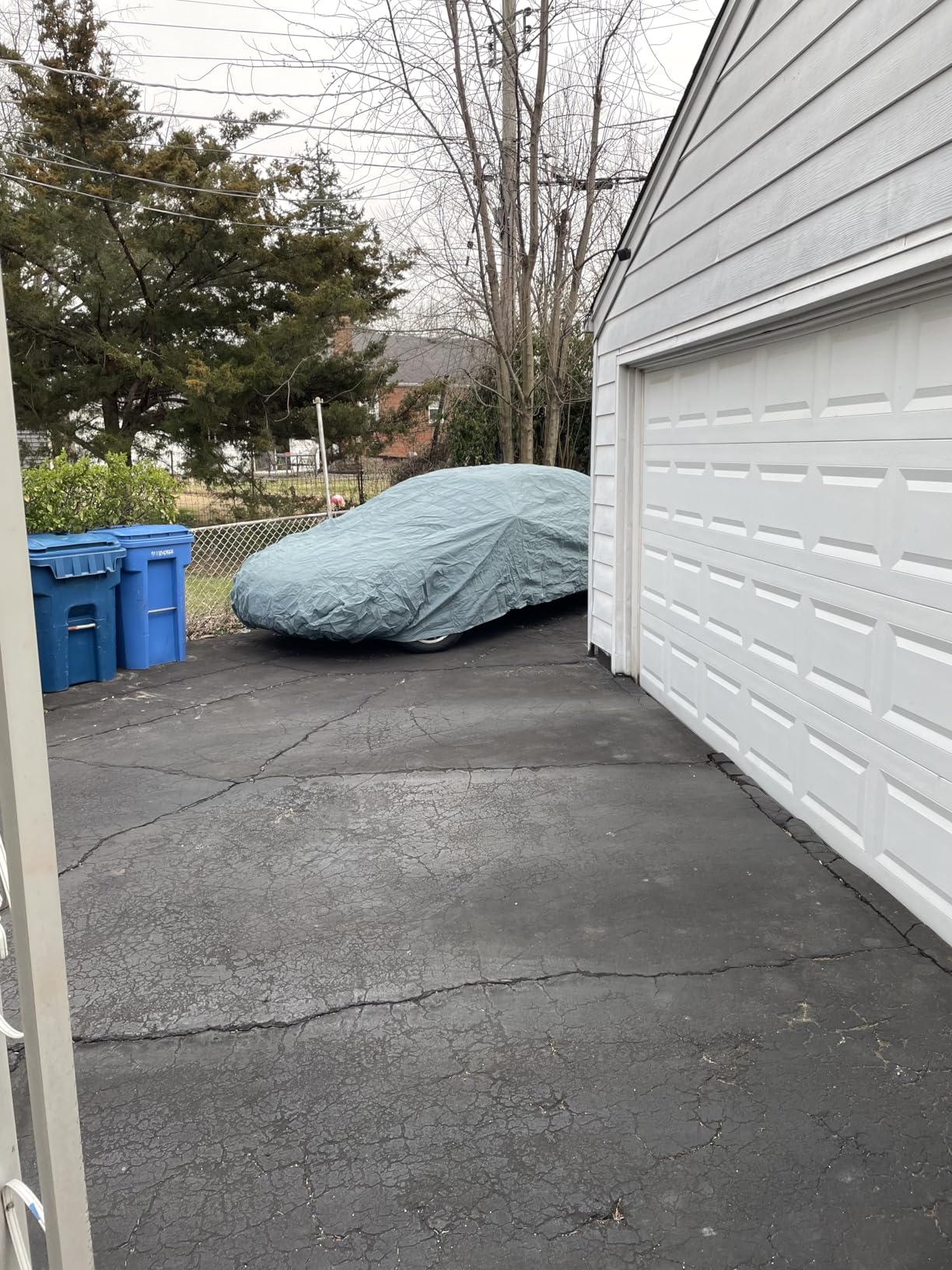 Classic Accessories Over Drive PolyPRO 1 Full-Size Sedan Car Cover, Fits Cars 16' - 17'6