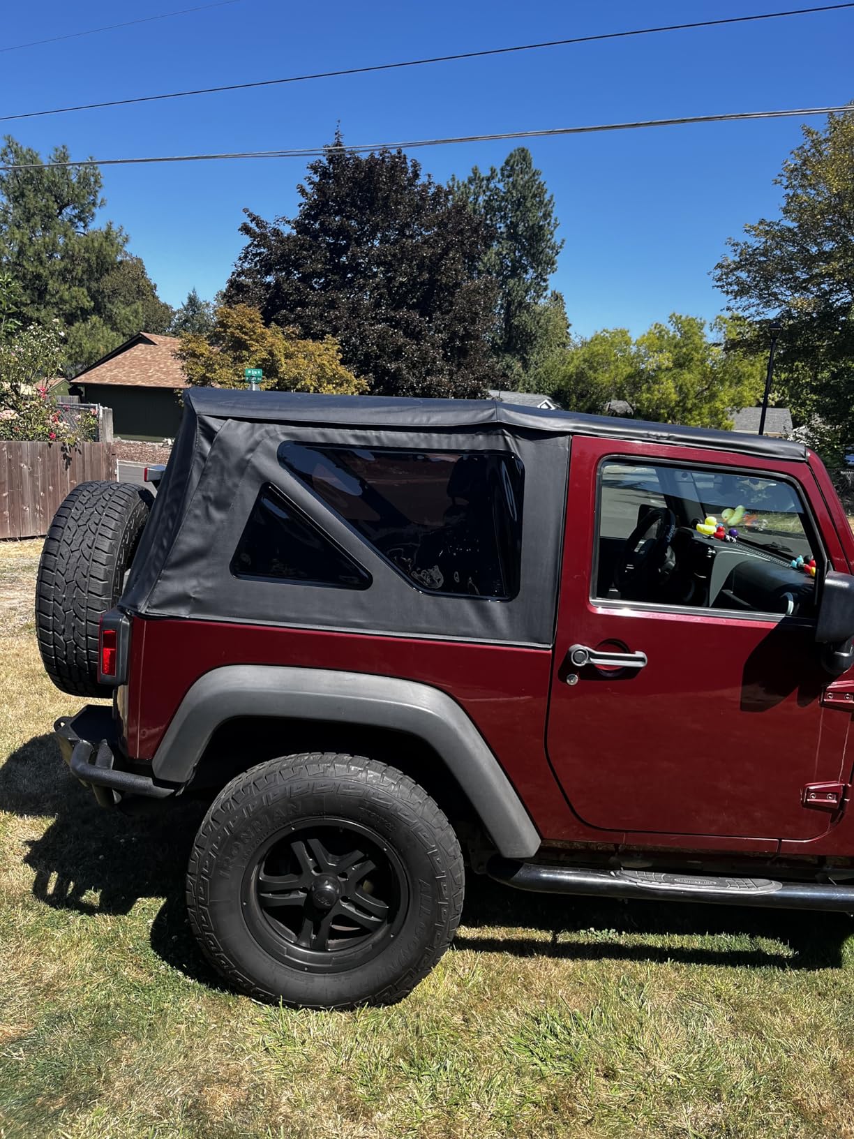 Smittybilt OEM Replacement Soft Top with Tinted Windows - Black Diamond (07-09 JK) - SB9070235 customer photo 2