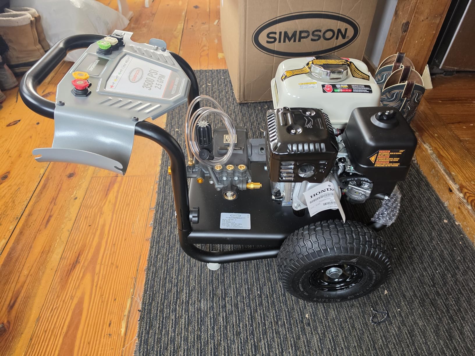 Simpson PS4240 PowerShot Gas Pressure Washer Powered by Honda GX390, 4200 PSI at 4.0 GPM, (49 State) 60456 customer photo 1