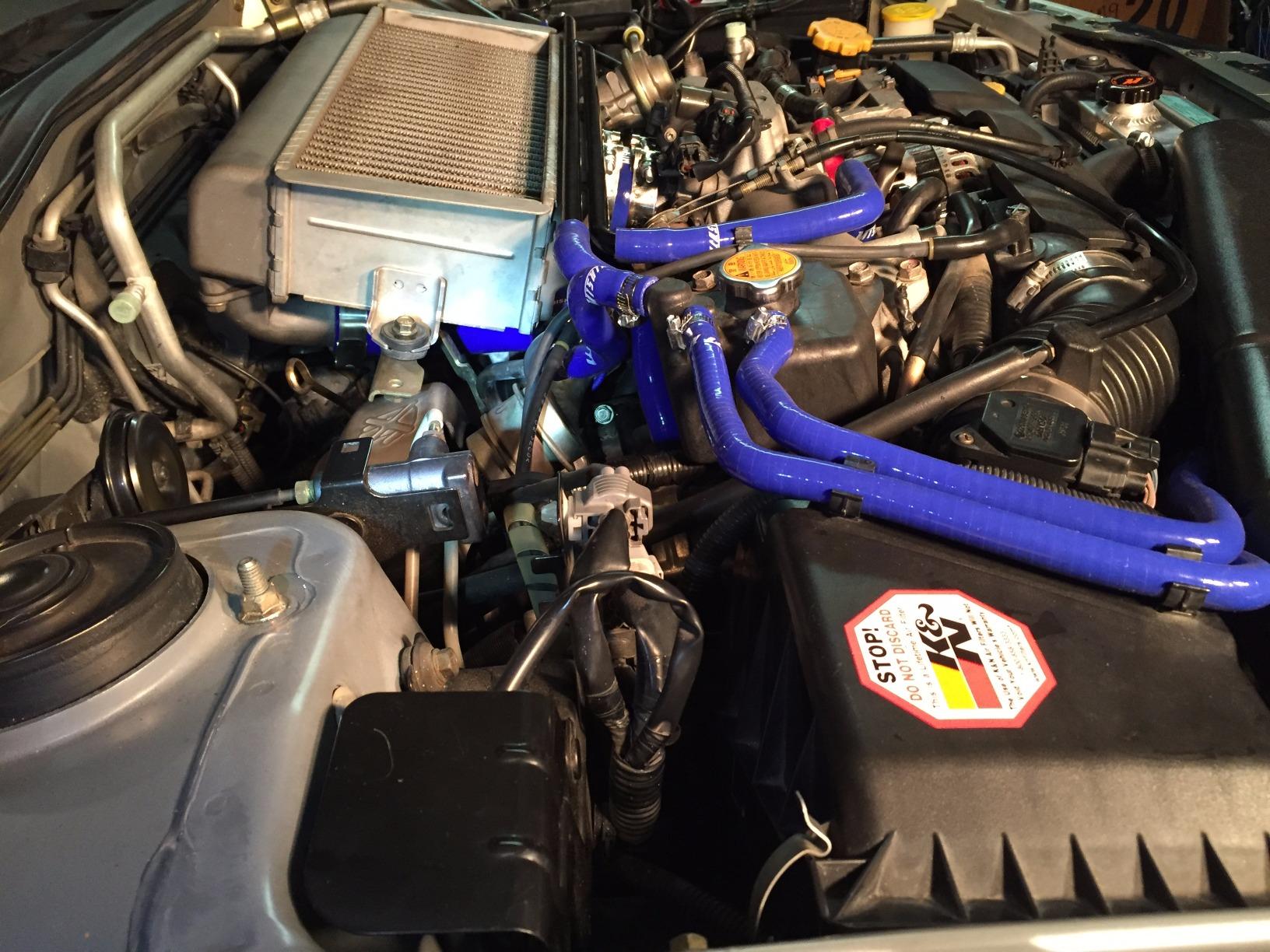 Mishimoto MMHOSE-SUB-INTBK Silicone Intercooler Hoses Compatible With Subaru Impreza WRX 2001-2005 Black customer photo 1