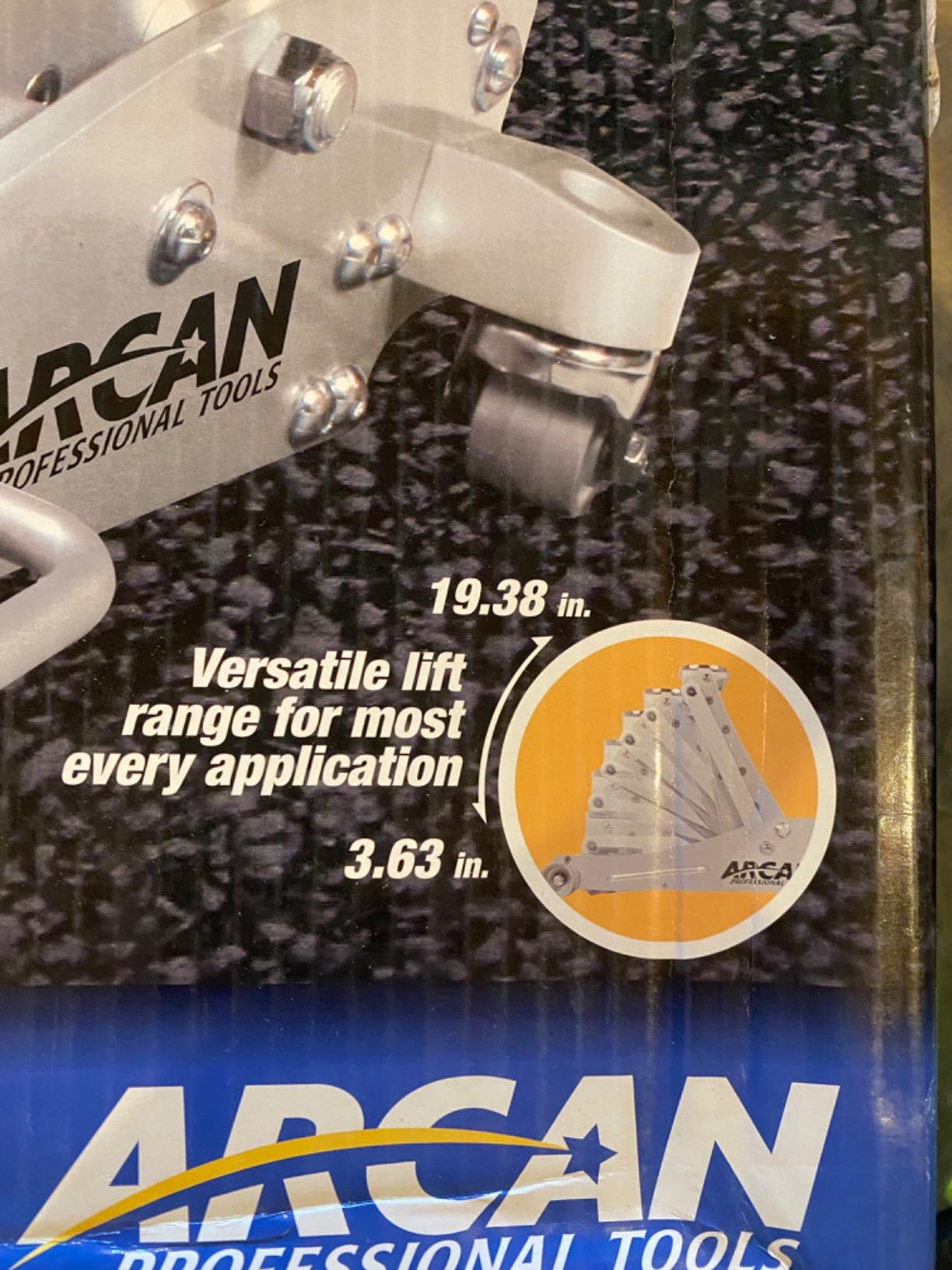 ARCAN 3-Ton Aluminum Low Profile Floor Jack, Model A20019 customer photo 1