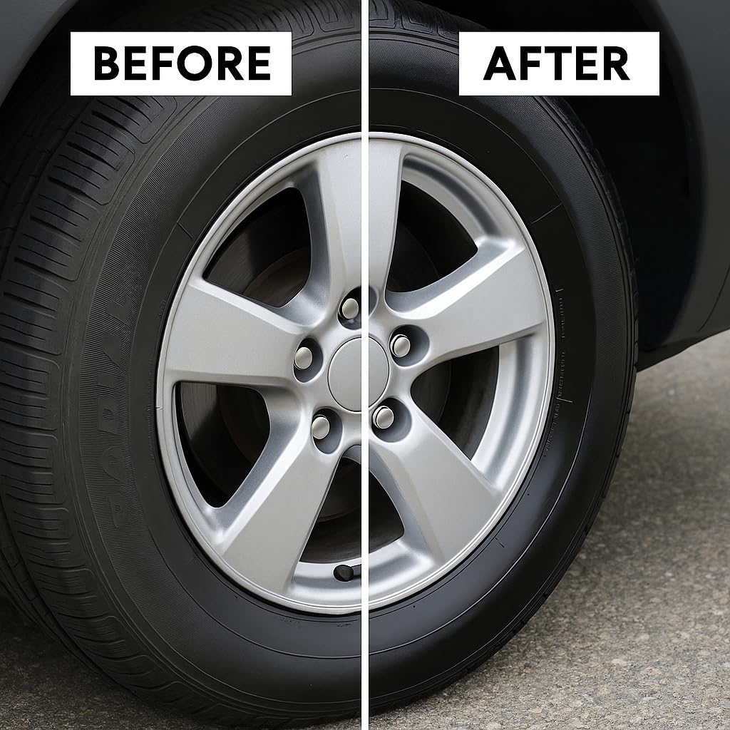 3D Tire Shine Gel - Water-Based, High Gloss Tire Dressing | Non-Greasy, Long Lasting Finish for Rubber, Trim & Vinyl | Easy Gel Application | Car Detailing |16 oz customer photo 1