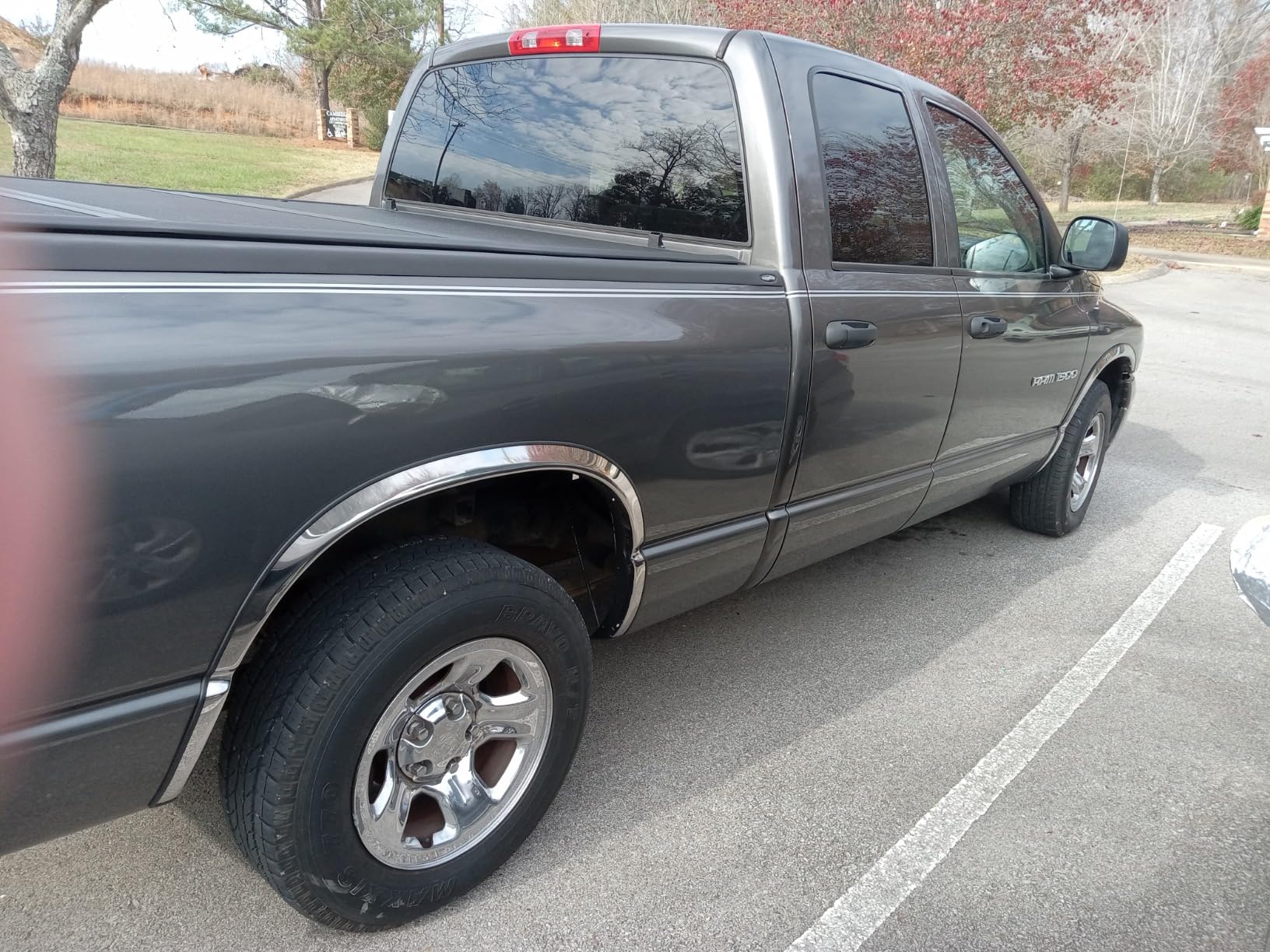 Bushwacker Ultimate BedRail Caps - SmoothBack w/o Stake Holes | 2-Piece Set, Black, Smooth Finish | 58513 | Fits 2002-2008 Dodge Ram 1500; 2003-2009 Ram 2500, 3500 Fleetside w/ 6.5' Bed customer photo 1