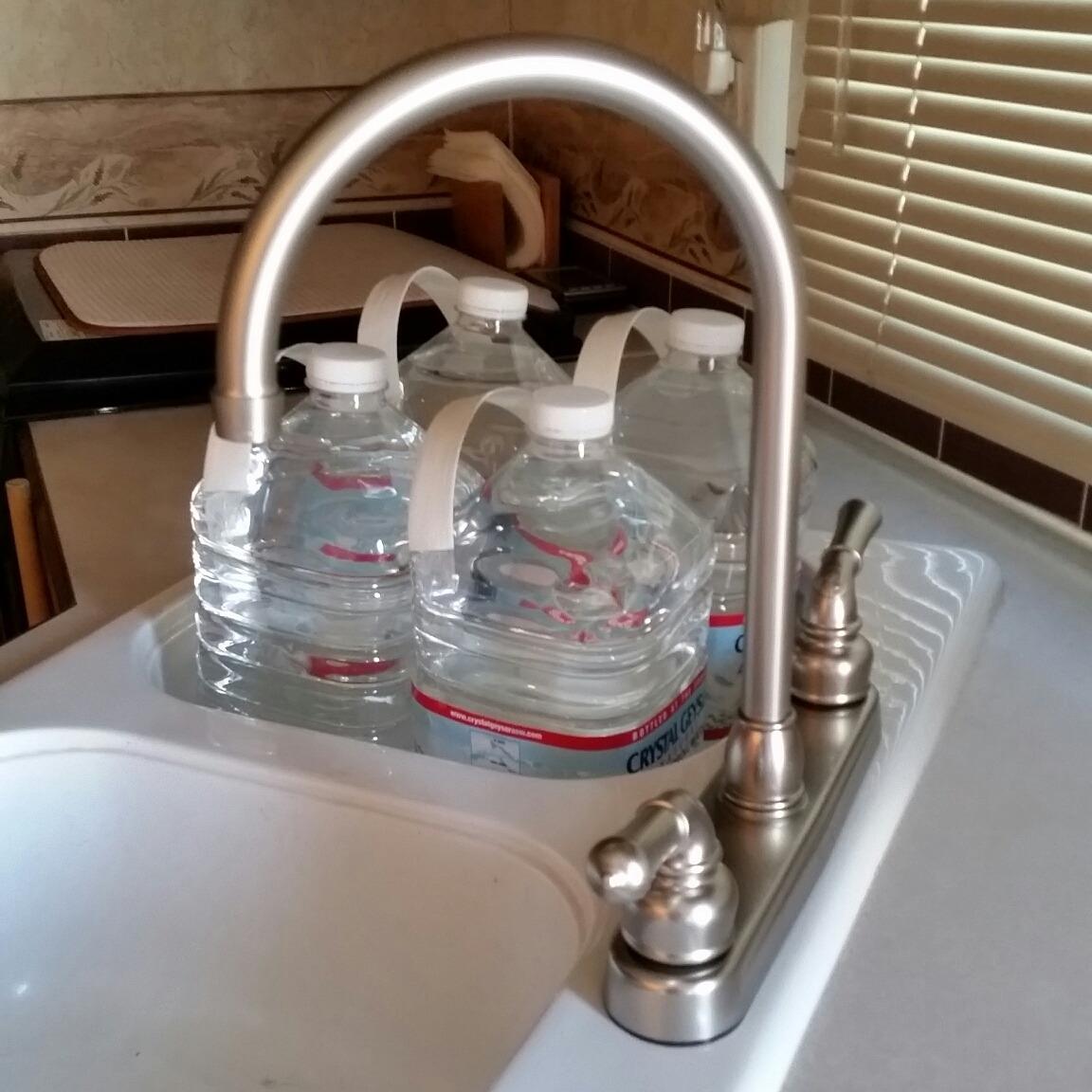 Dura Faucet DF-PK330HC-SN RV J-Spout Kitchen Sink Faucet (Brushed Satin Nickel) customer photo 1