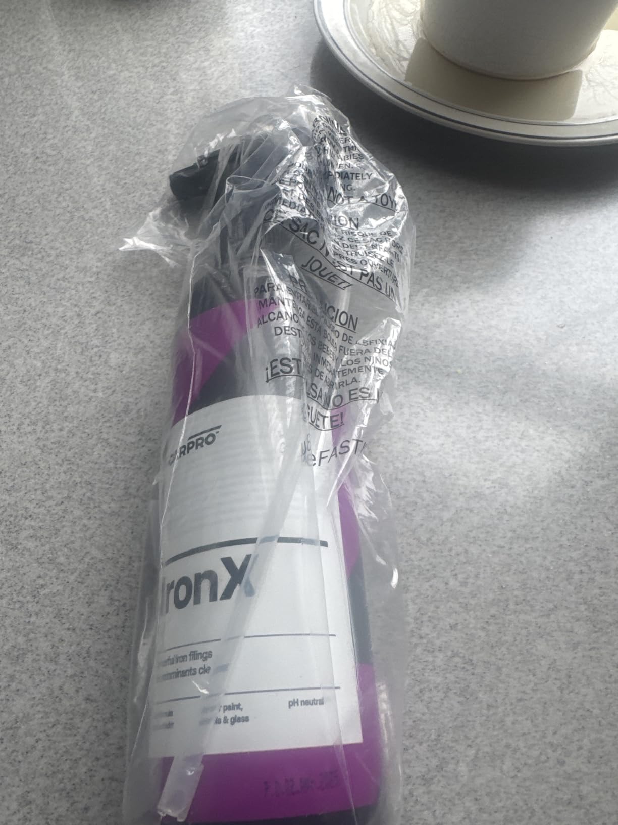 CARPRO IronX Iron Remover: Stops Rust Spots and Pre-Mature Failure of the Clear Coat, Iron Contaminant Removal - 500mL with Sprayer (17oz) customer photo 1