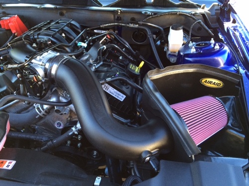 AIRAID Cold Air Intake System by K&N: Increased Horsepower, Cotton Oil Filter: Compatible with 2011-2014 FORD (Mustang) AIR-450-265 customer photo 2