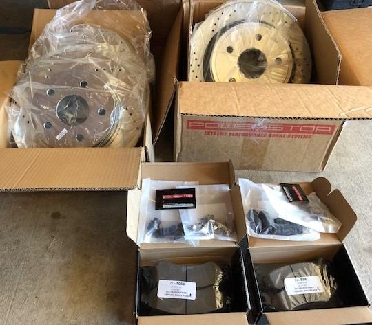 PowerStop Front and Rear Brake Kit For Chrysler Aspen 2007-09 |Dodge Durango 2007-09 |Ram 1500 2006-10 |Ram 1500 2011-18 - Drilled and Slotted Disc Rotors with Ceramic Brake Pads Replacement, K2164 customer photo 1