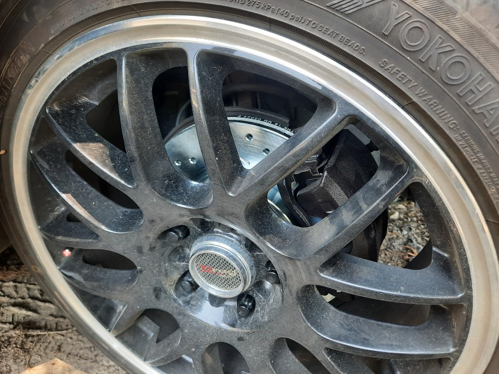 PowerStop Front Brake Kit For Honda Civic 2006-11 - Drilled and Slotted Disc Rotors with Ceramic Brake Pads Replacement, K2384 customer photo 1