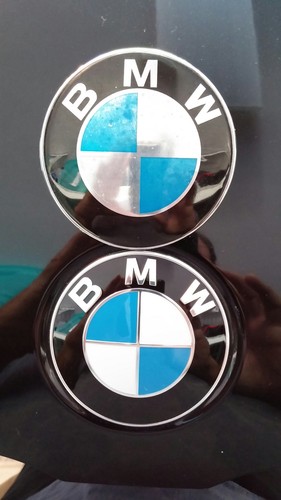 Genuine Hood Roundel Emblem 82 mm for All Model Except Z4 Fits Most Trunk See Description customer photo 1