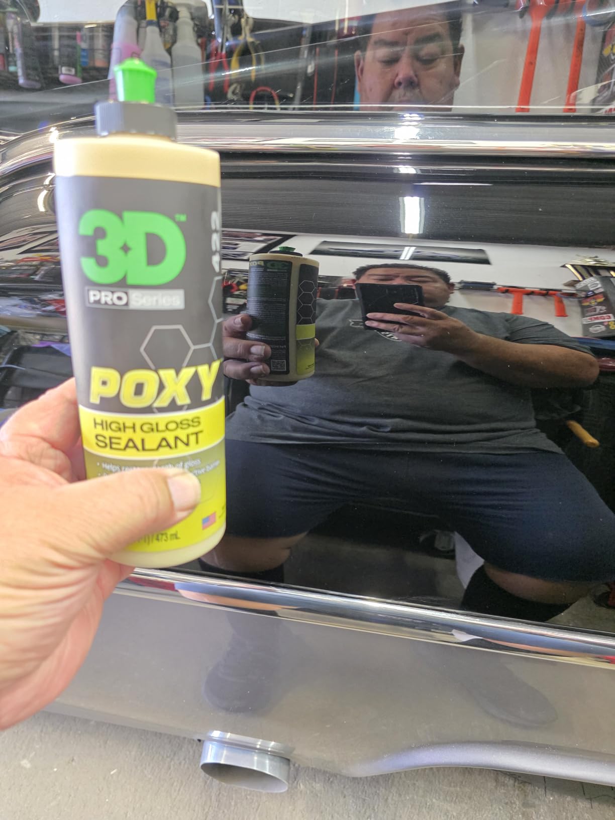 3D POXY Montan Wax Sealant - Long Lasting Hybrid Car Wax for High Gloss Finish & Paint Protection | Non-Staining Formula | Easy to Apply | Made in USA | 16 oz customer photo 2