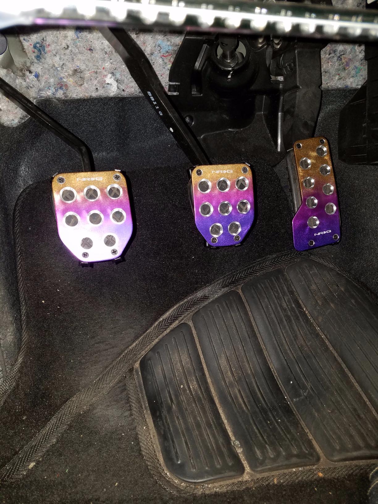NRG MT Manual Titanium Purple Racing Aluminum Pedal Set (3 Pcs Set) customer photo 1