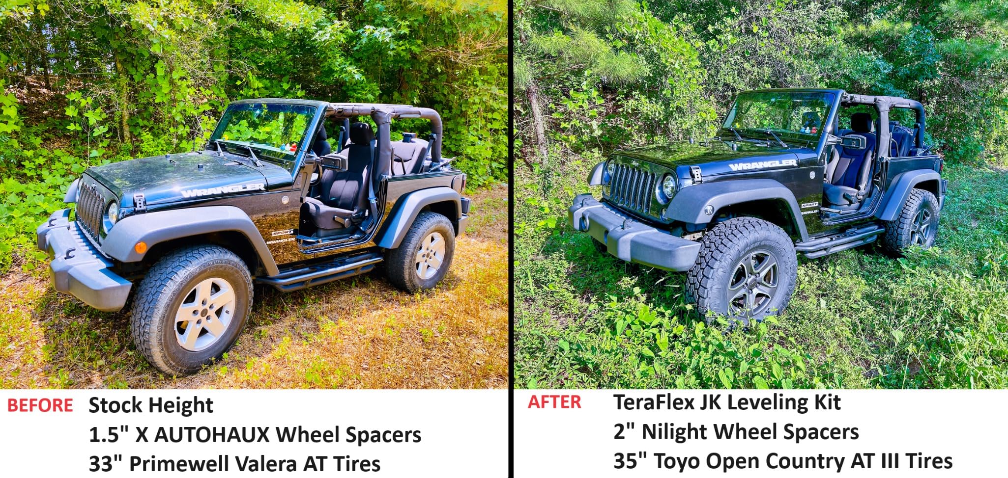 TeraFlex 1155200 JK Leveling Kit customer photo 1