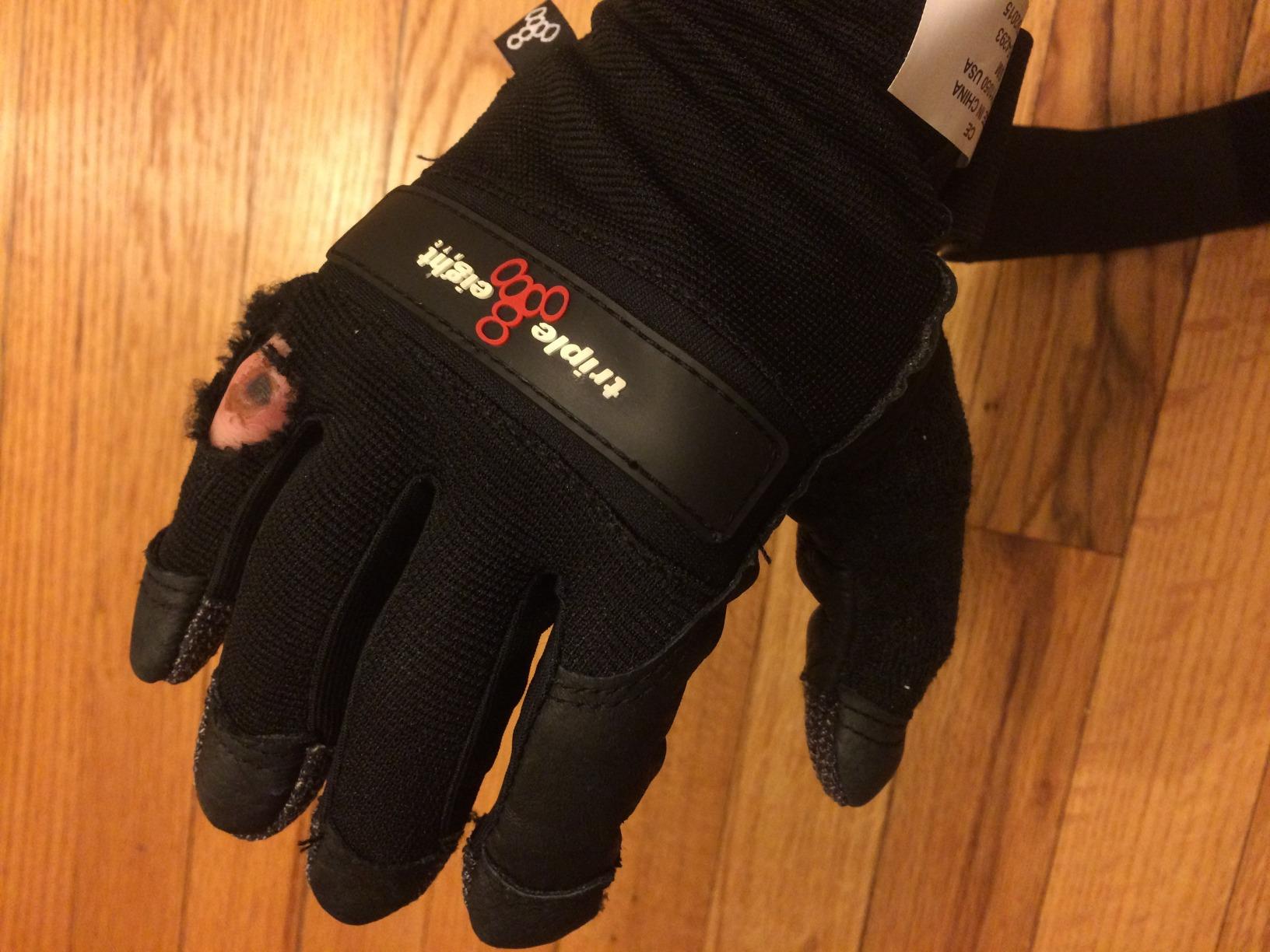 Triple Eight Downhill Longboard Skate Gloves; Durable Grip and Protection for Longboarding customer photo 2
