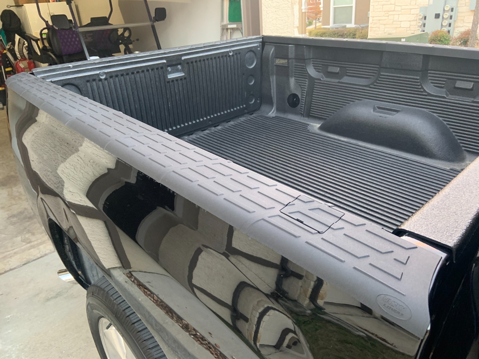 Husky Liners - Quad Cap Bed Rail Protectors | 2007-2013 Chevrolet Silverado 1500 Short Bed 5.8' - Black | 97111 customer photo 1